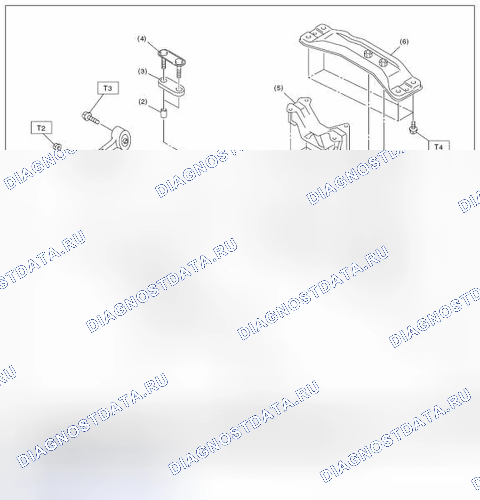 Рис. 320: МОНТАЖ КОРОБКИ ПЕРЕДАЧ. Subaru Impreza GK