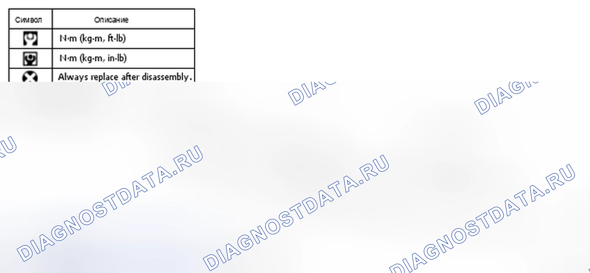 Рис. 6: Демонтаж и монтаж (левая сторона). Honda Passport I