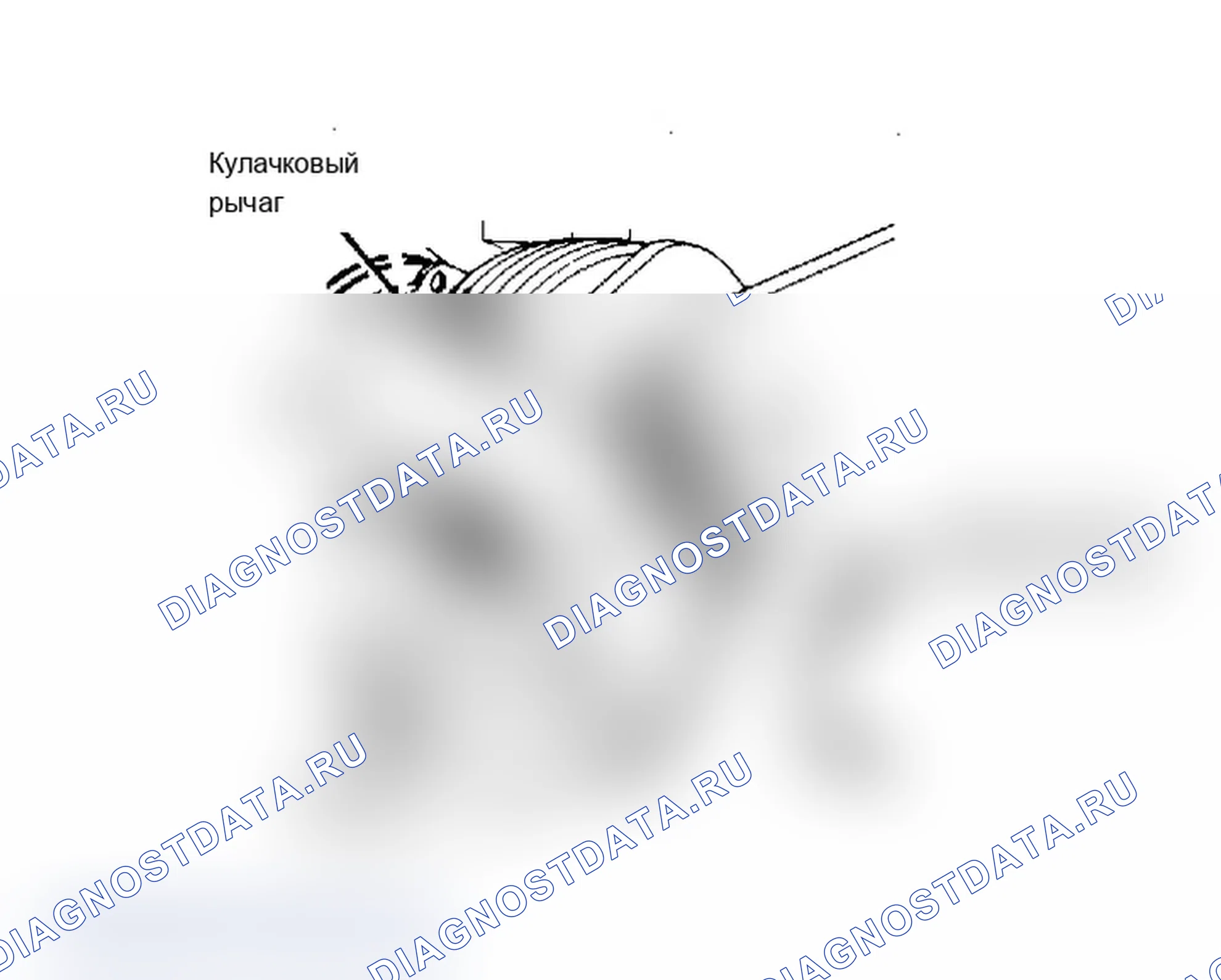 Рис. 5: Выравнивание кулачковых рычагов. Chrysler New Yorker XII