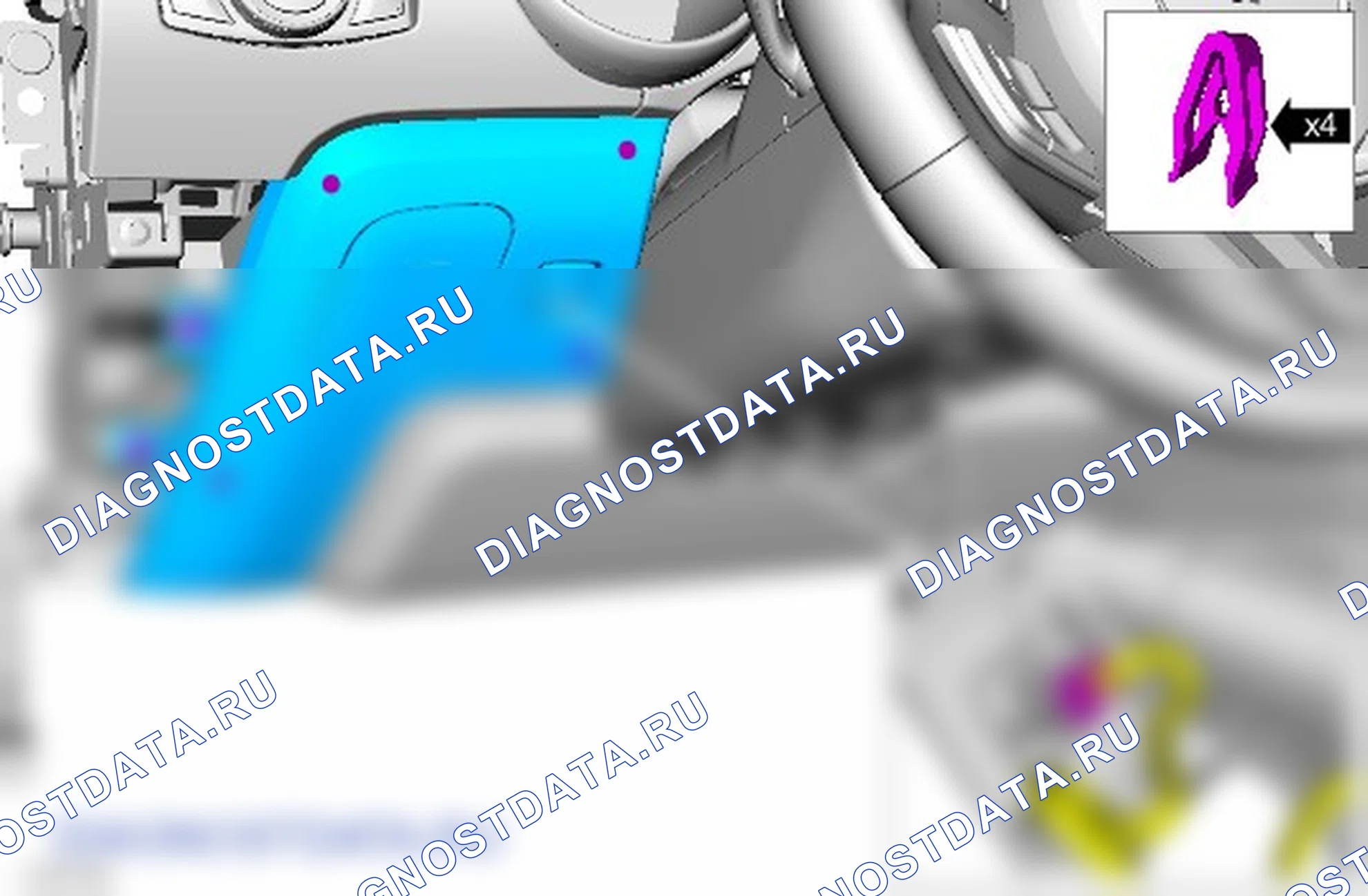 Как снять и установить щиток приборов (IPC). Ford Mustang VI