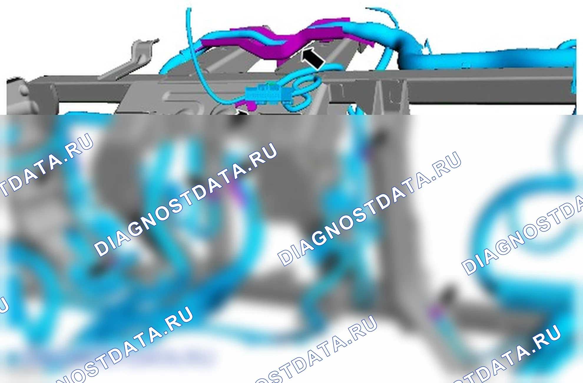 Как снять и установить жгут электропроводки панели приборов. Ford Mondeo V