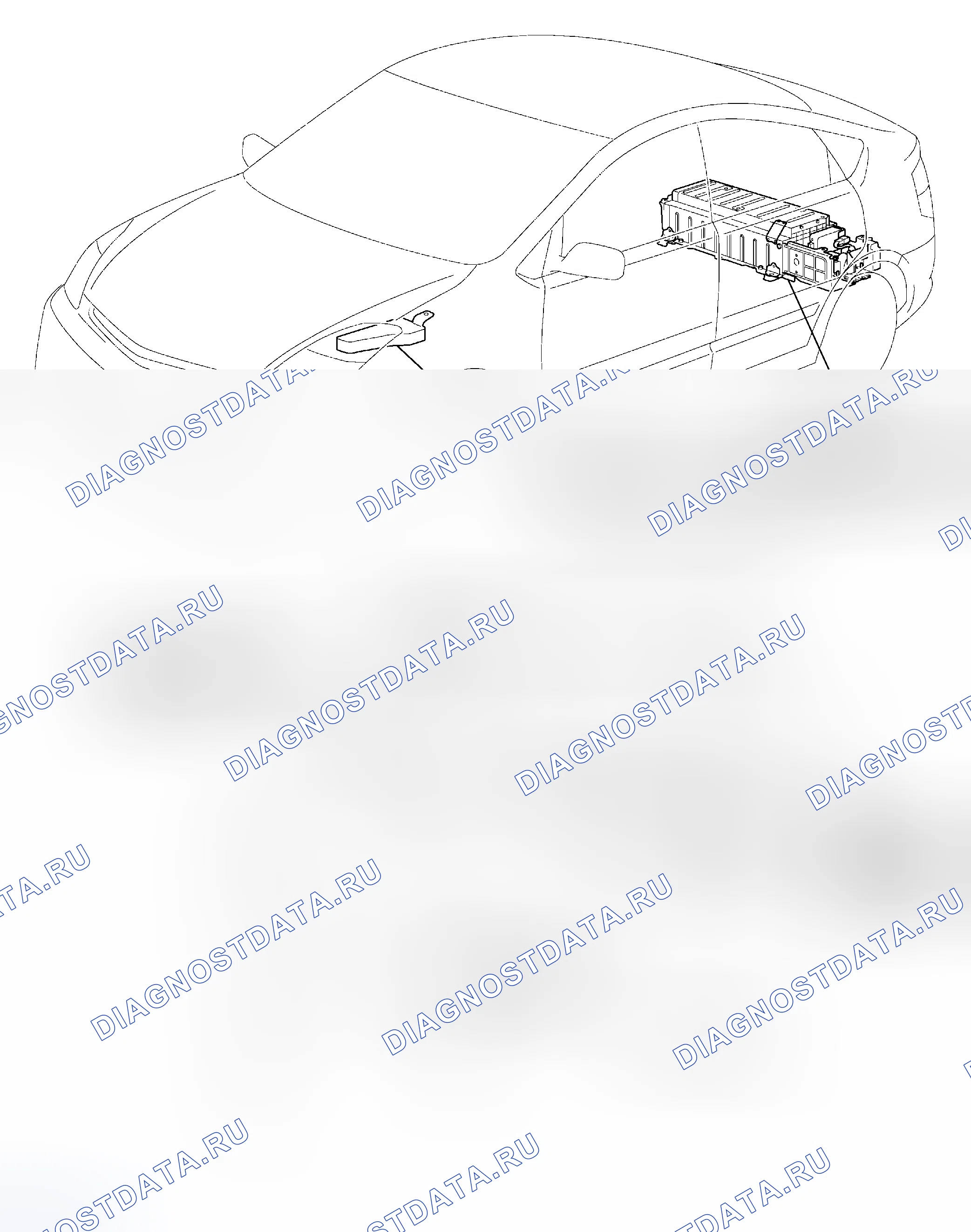 Рис. 5: РАСПОЛОЖЕНИЕ. Toyota Prius II