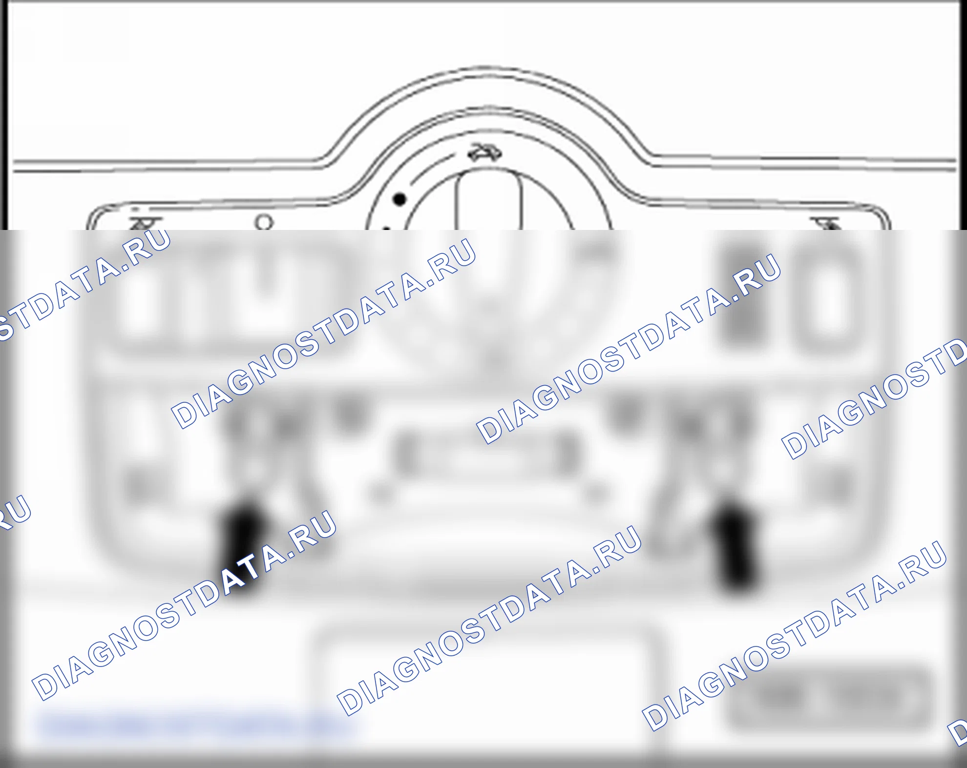 Подсветка и выключатели в обивке потолка. Volkswagen Touran I
