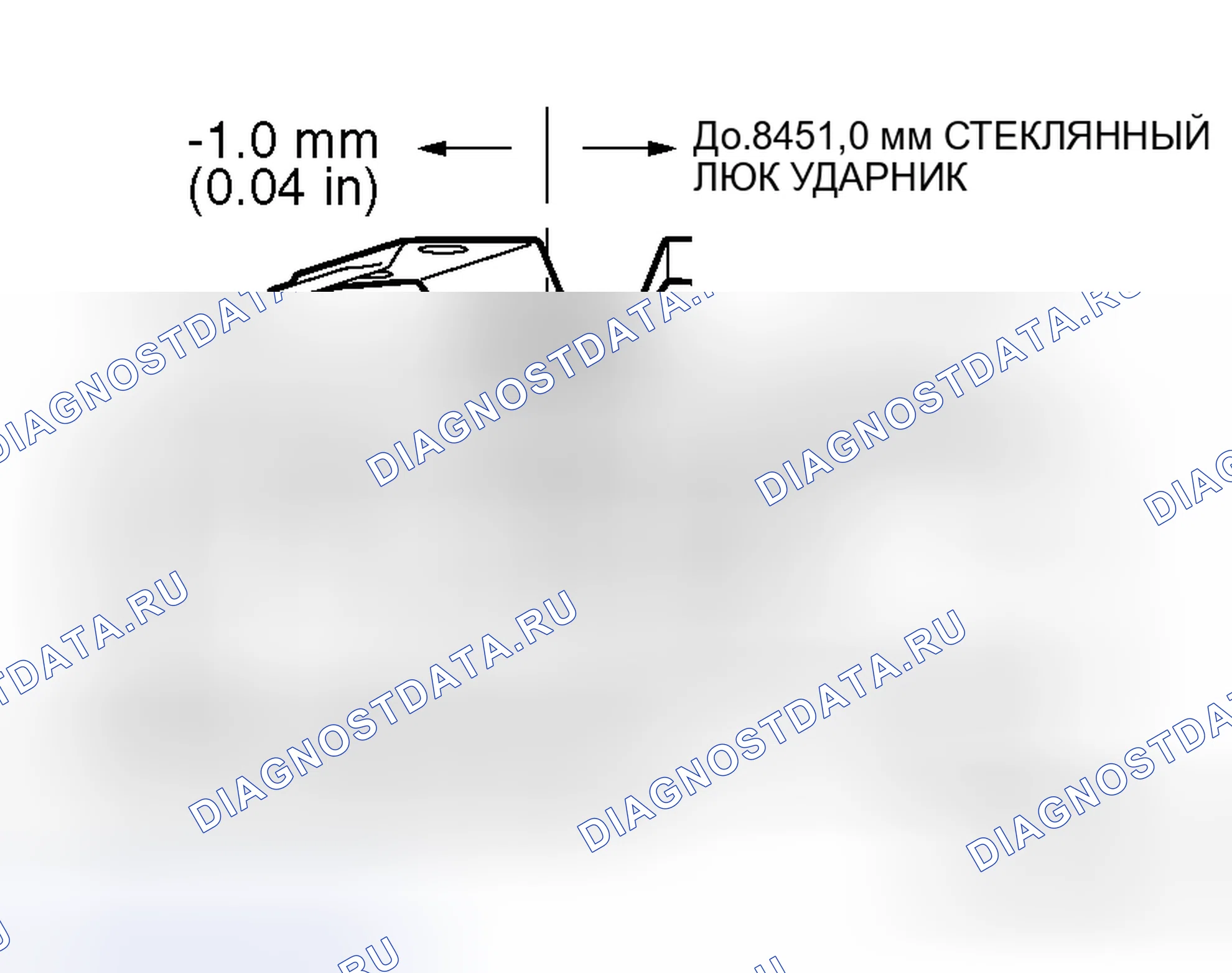 Рис. 60: > > C < < УСТАНОВКА БОЙКА СТЕКЛЯННОГО ЛЮКА. Mitsubishi Endeavor I