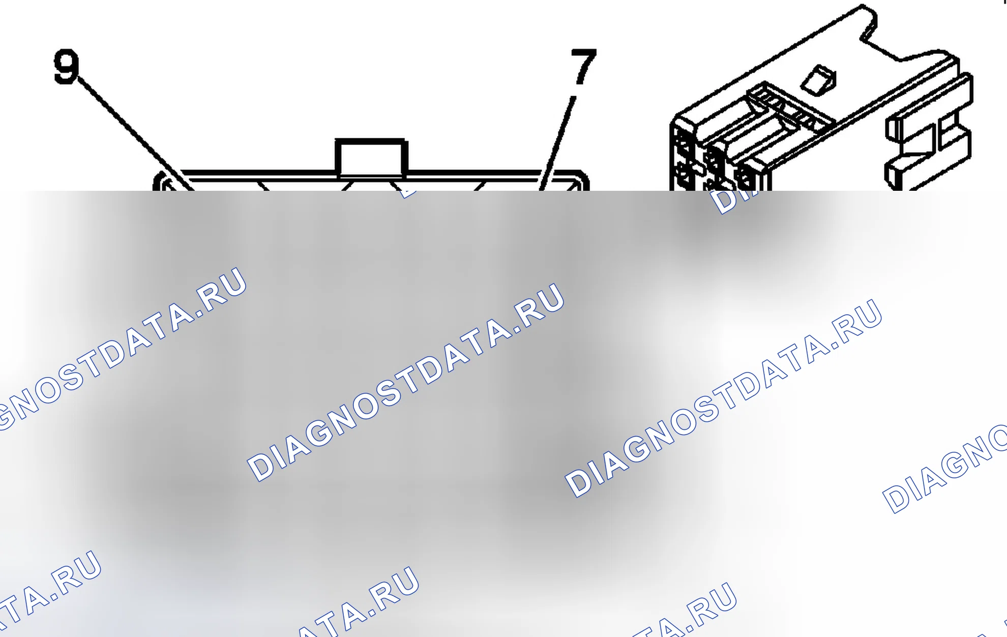 Рис. 11: Жгут двери водителя X202 к жгуту тела (AU3). Chevrolet Colorado I