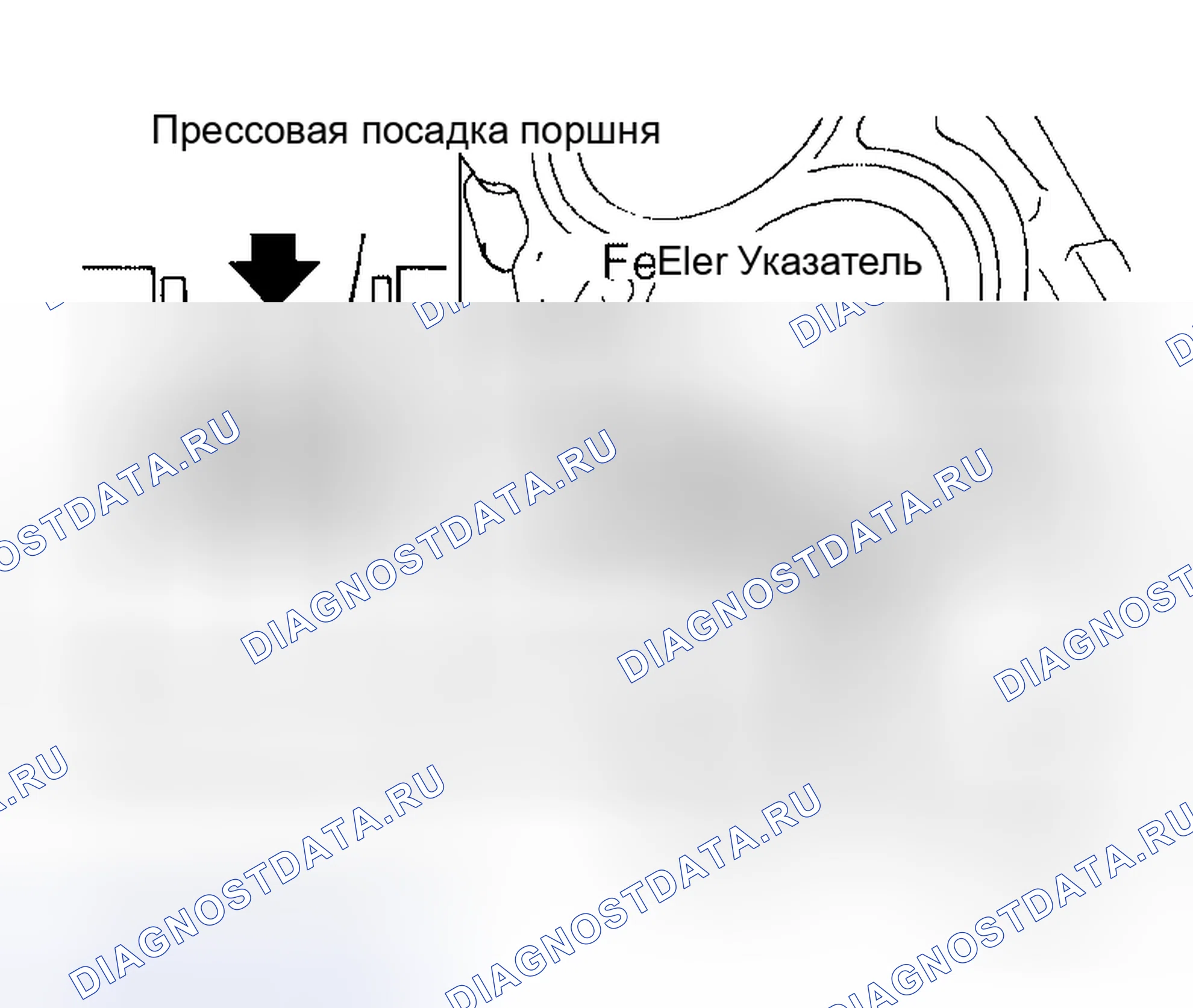 Рис. 528: ЗАЗОР ТОРЦА ПОРШНЕВОГО КОЛЬЦА. Honda Odyssey I