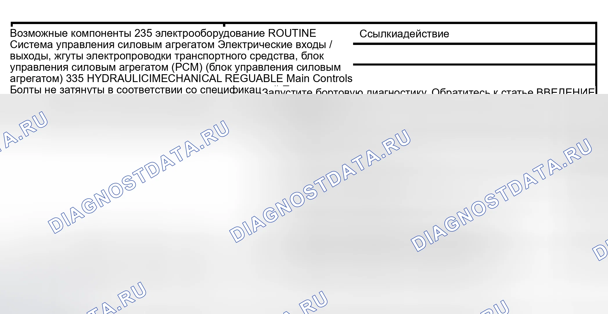 Рис. 427: Рутина 235 / 335 - Проблемы со сменой: только жесткая 4-3 смена (автоматическая). Hyundai Lantra I