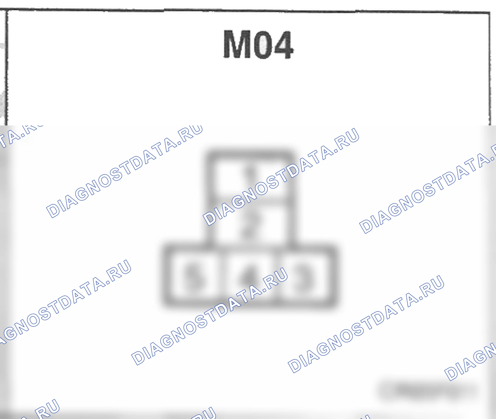 Распиновка разъёма M04 — основного жгута. Hyundai Atos MX