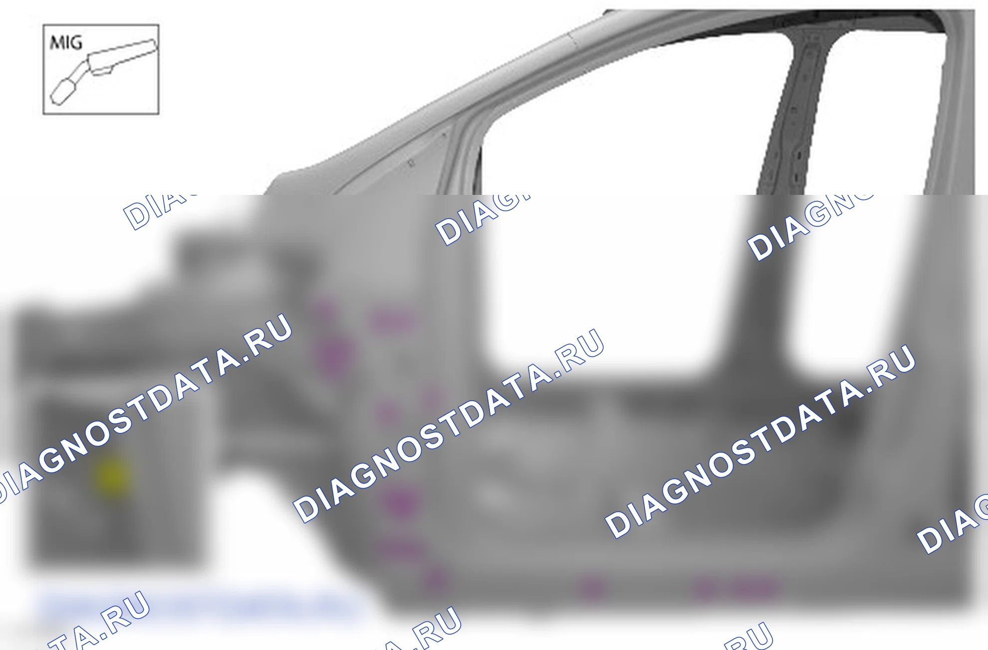 Как снять и установить секцию и усиление наружной панели стойки 'A'. Ford Kuga I