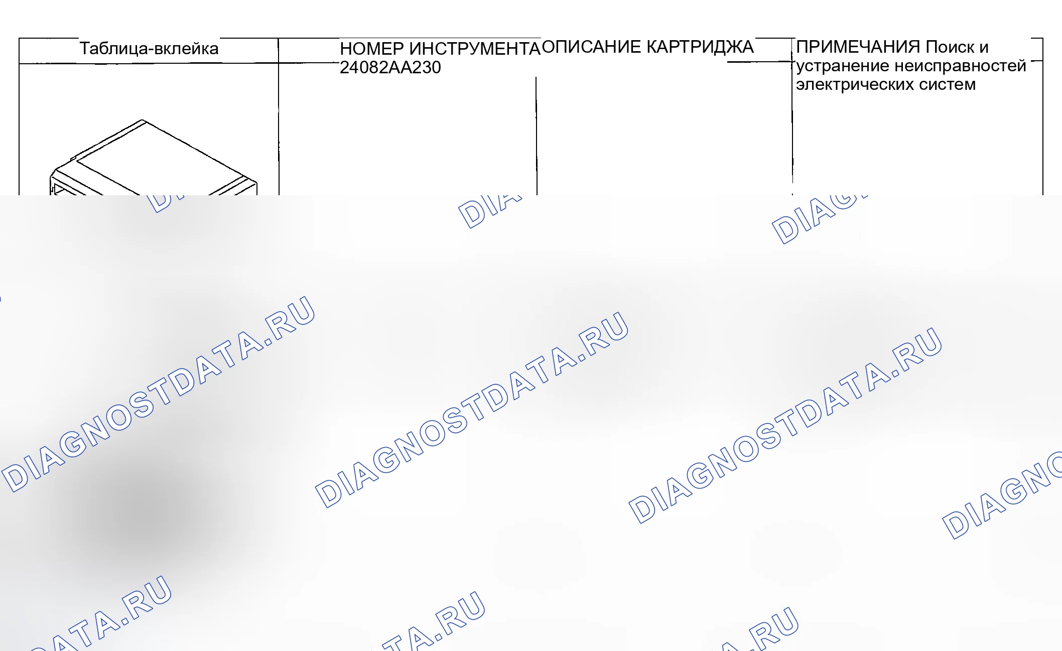Рис. 292: ПОДГОТОВИТЕЛЬНЫЙ ИНСТРУМЕНТ. Hyundai Creta II
