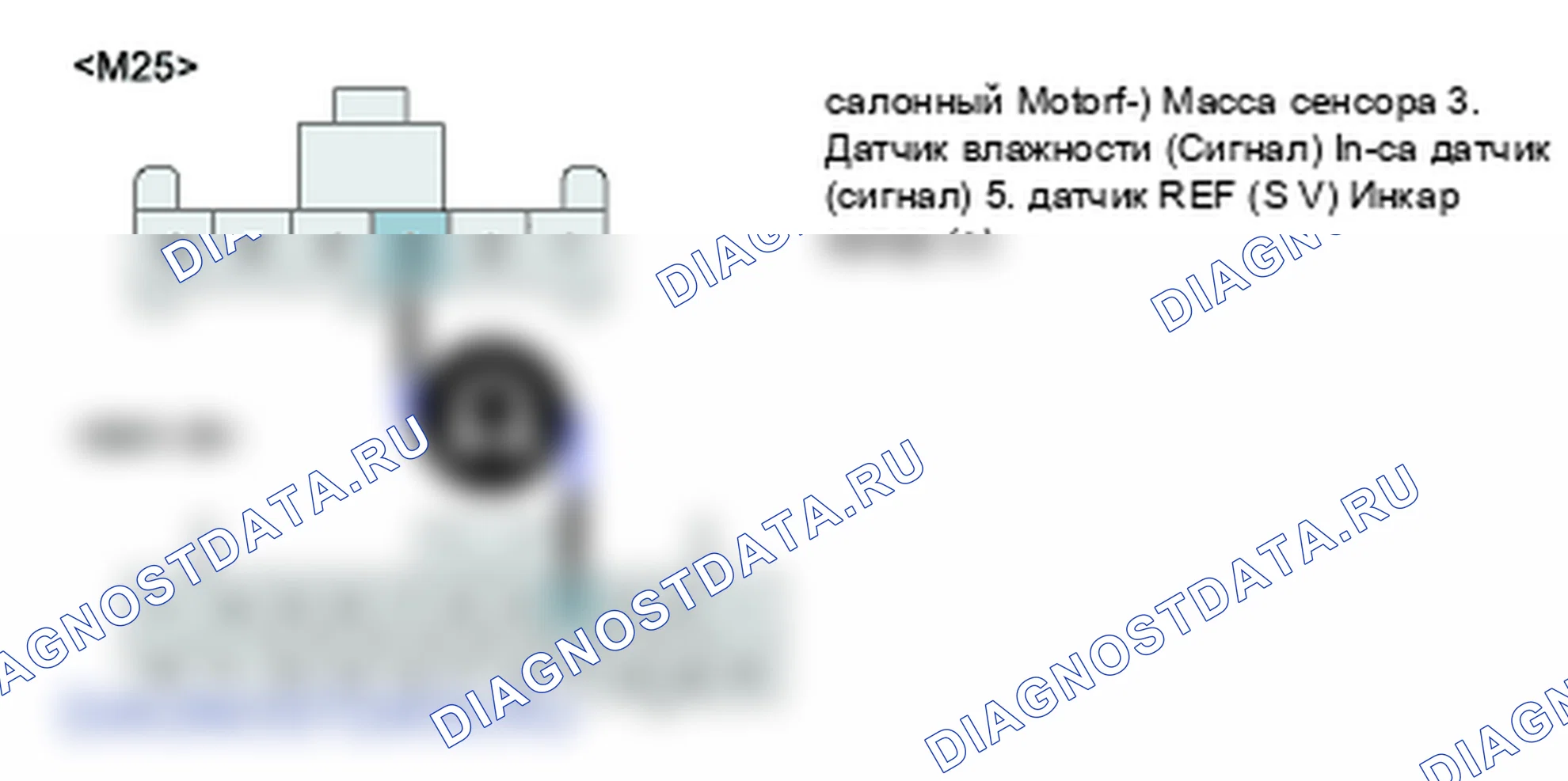 B1200: Датчик влажности открыт (высокий уровень). Hyundai Santa Fe CM