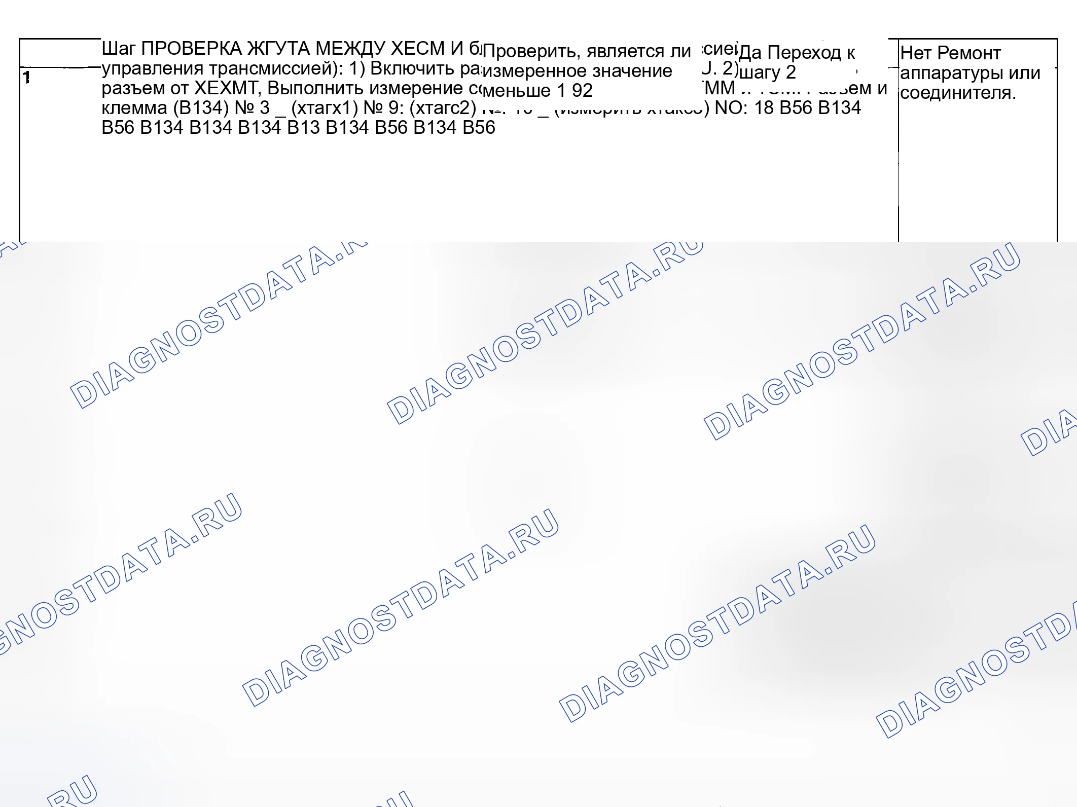 Рис. 1015: ДИАГНОСТИЧЕСКАЯ ПРОЦЕДУРА. Subaru Legacy BL/BP