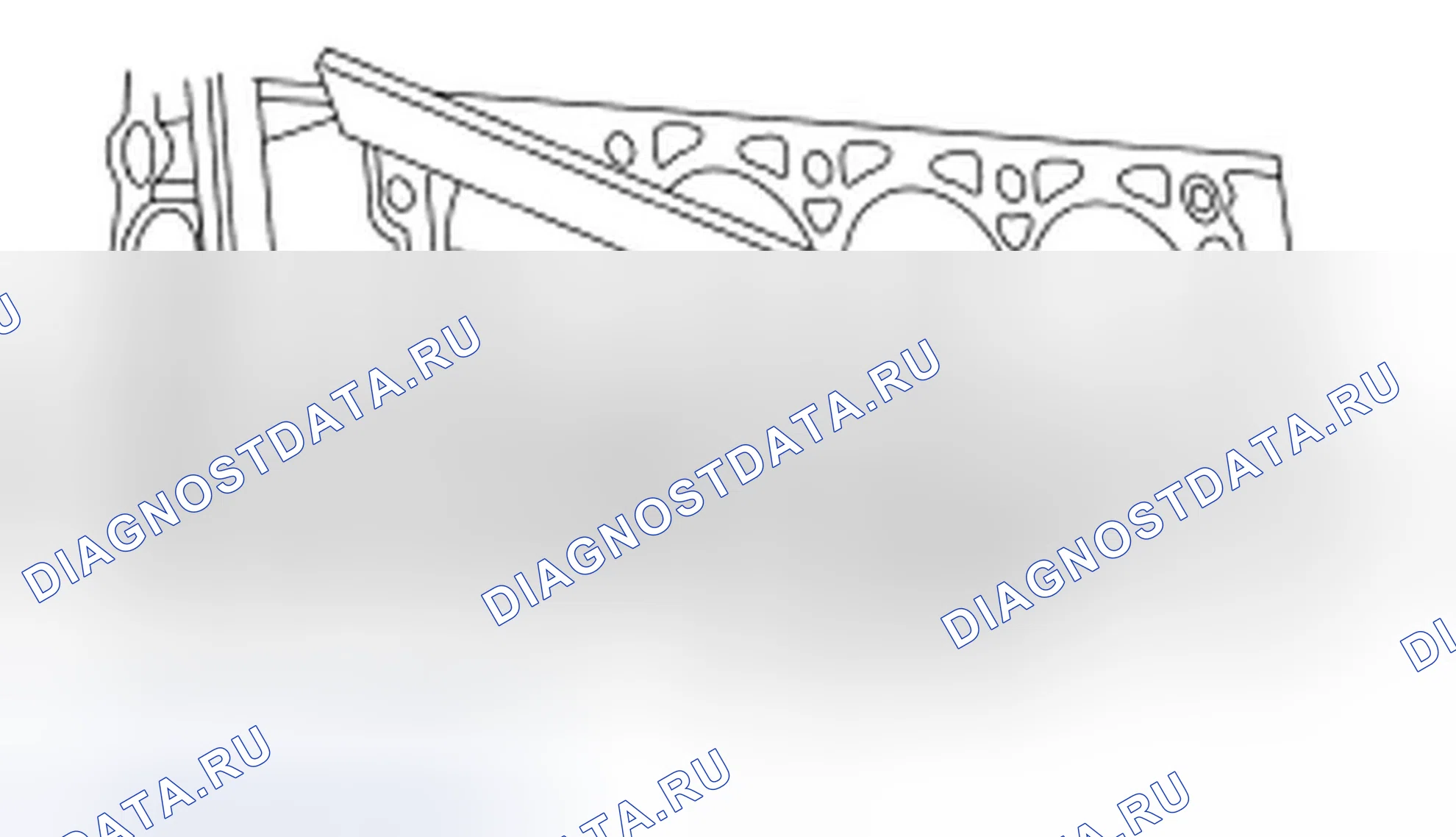 Рис. 555: Деформация блока цилиндров. Ford Focus II