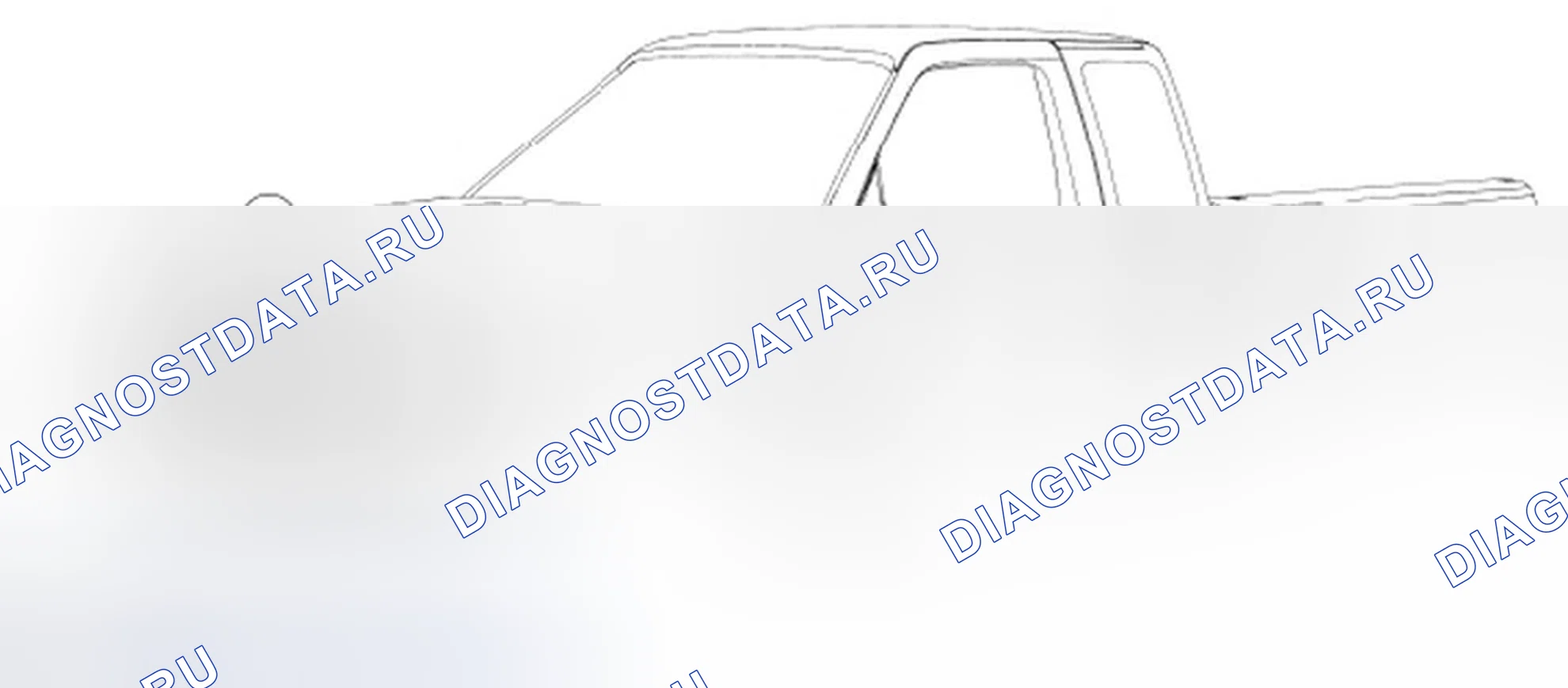 Рис. 30: Границы тела. Ford Ranger II рестайлинг