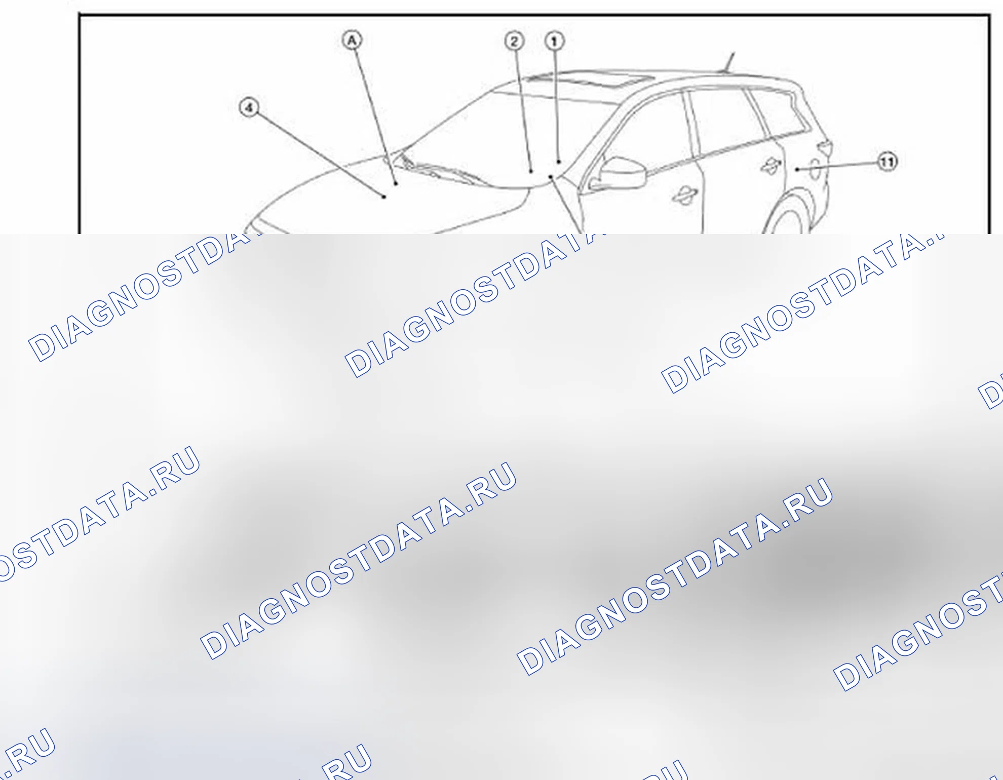 Рис. 108: Расположение компонентов. Infiniti QX60 I