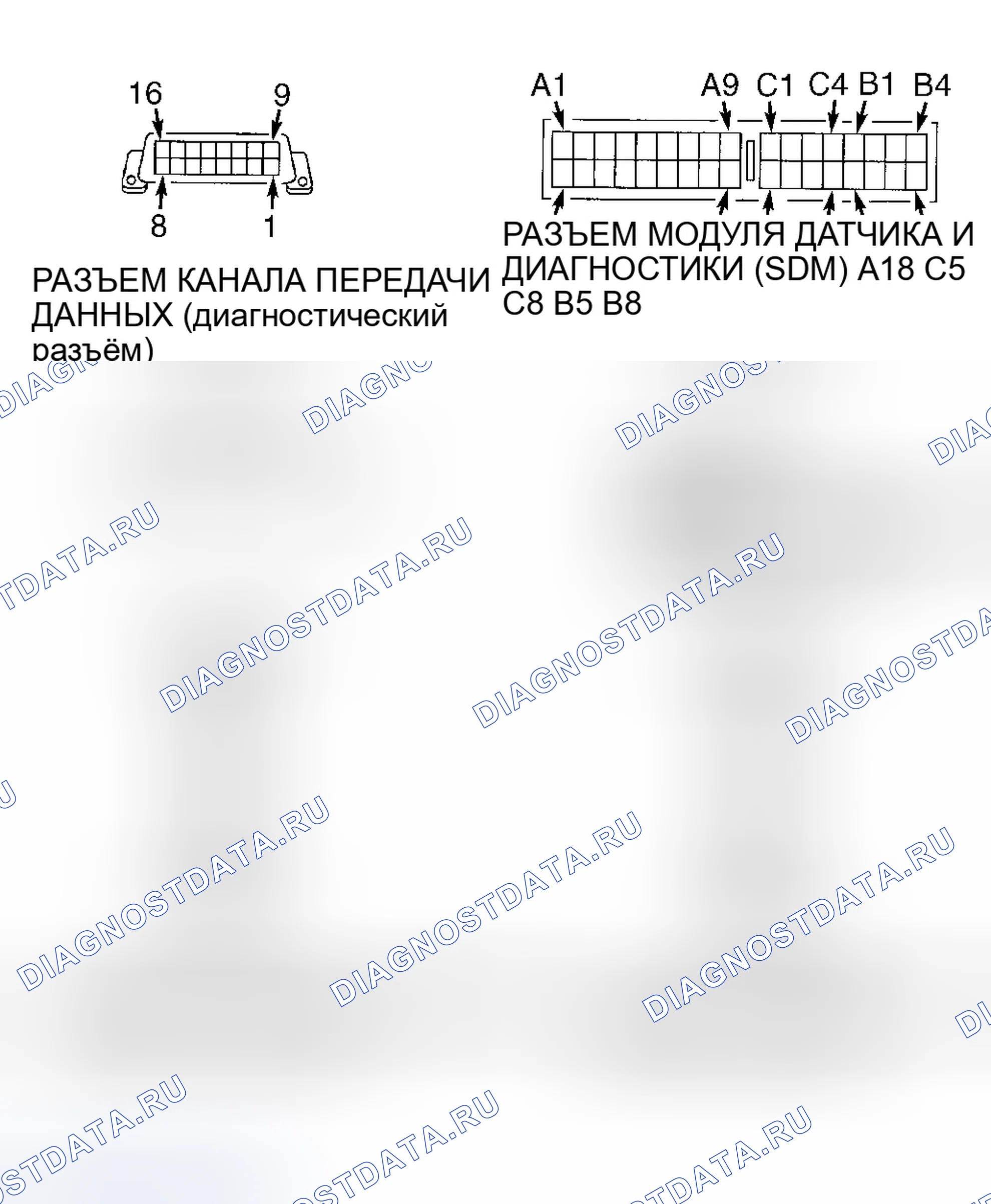 Рис. 2: ИДЕНТИФИКАЦИЯ СОЕДИНИТЕЛЯ. Daewoo Nubira II