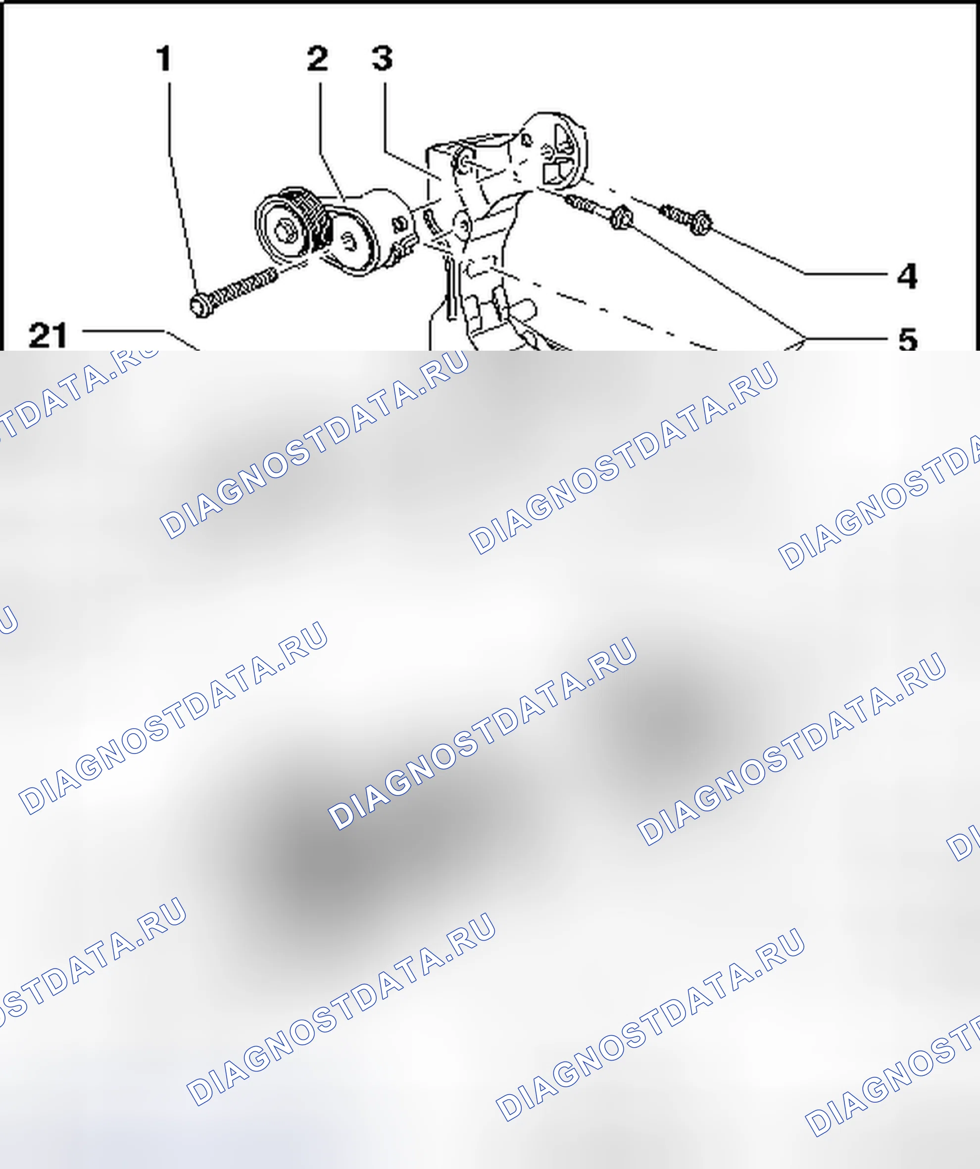 Рис. 8: ОБЗОР ГЕНЕРАТОРА [Для двигателя (двигателей): BUB, CBRA]. Volkswagen Eos I