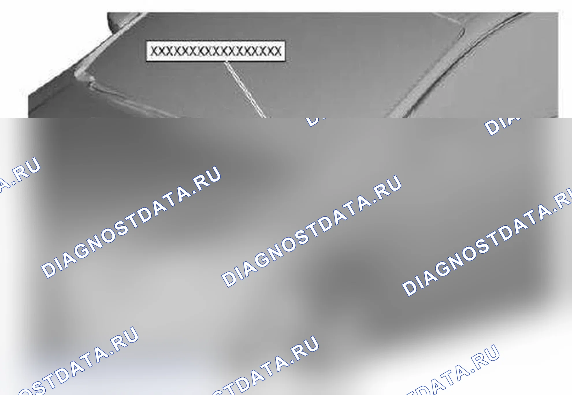 Рис. 86: Локатор VIN. Ford Focus III