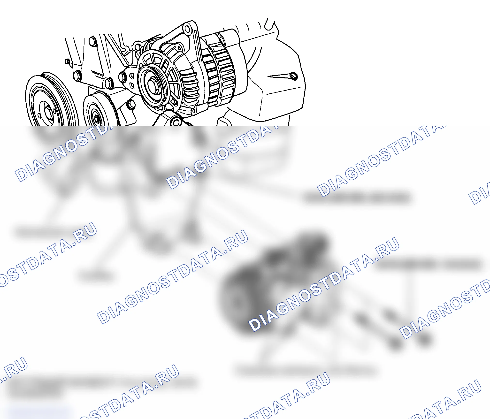 Рис. 82: РАСПОЛОЖЕНИЕ КОМПОНЕНТОВ. Hyundai Santa Fe I