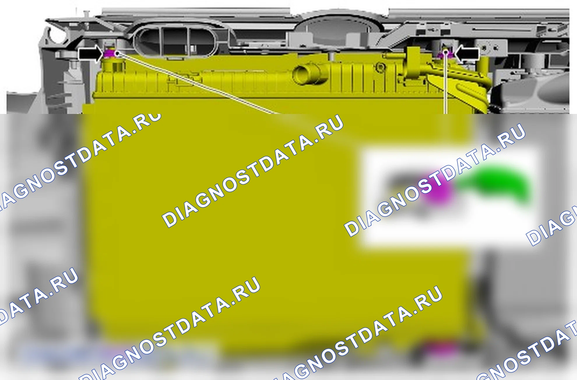 Как снять и установить радиатор. Ford B-MAX I