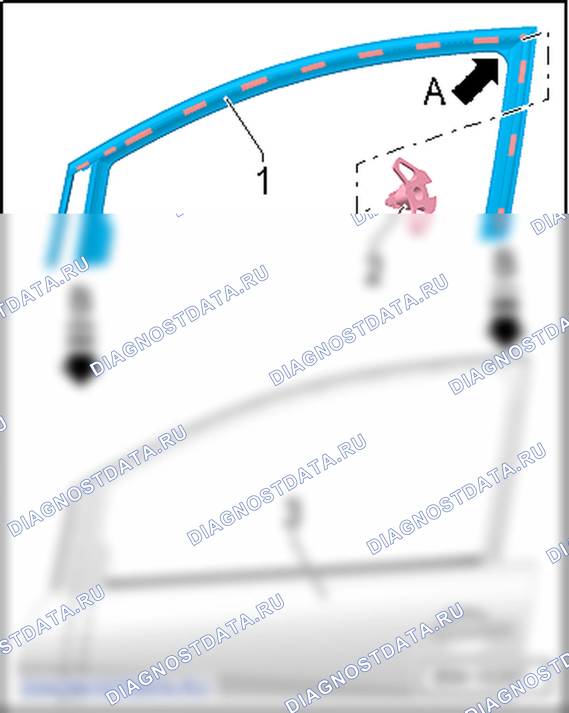 Стёкла передних дверей. SEAT Altea I