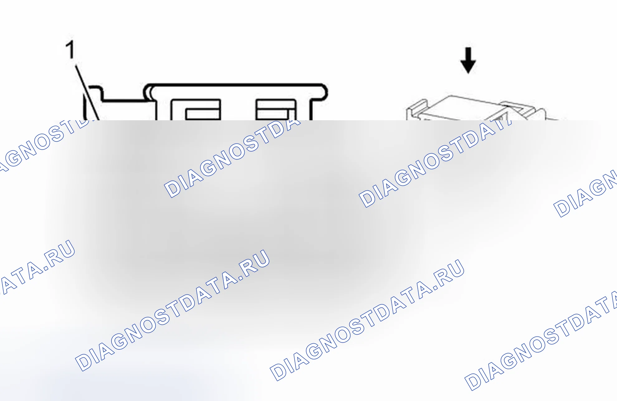 Рис. 240: X250 Привязные ремни к приборной панели. Chevrolet Captiva I рестайлинг 2