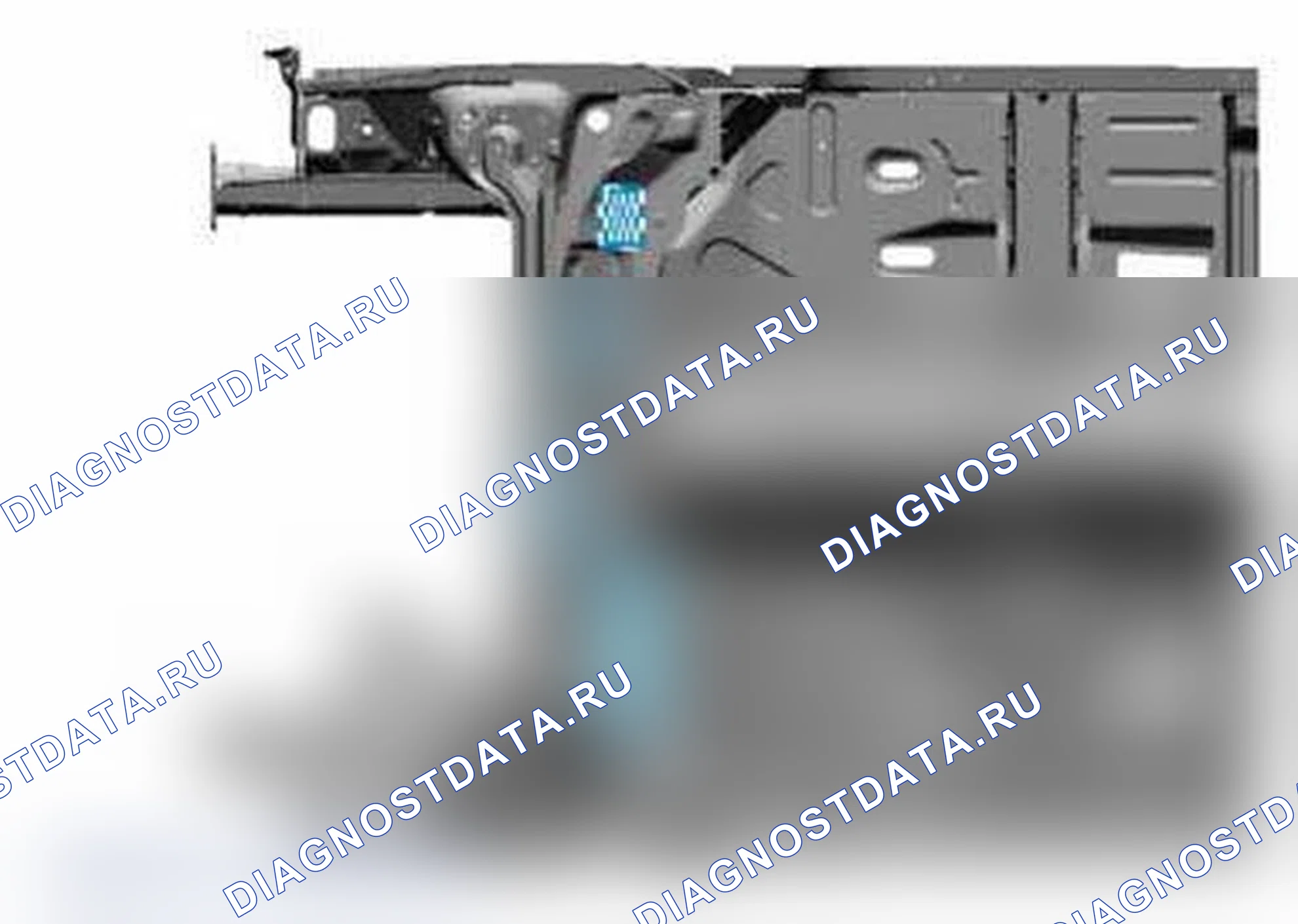 Рис. 399: Панель капота. Ford Focus III