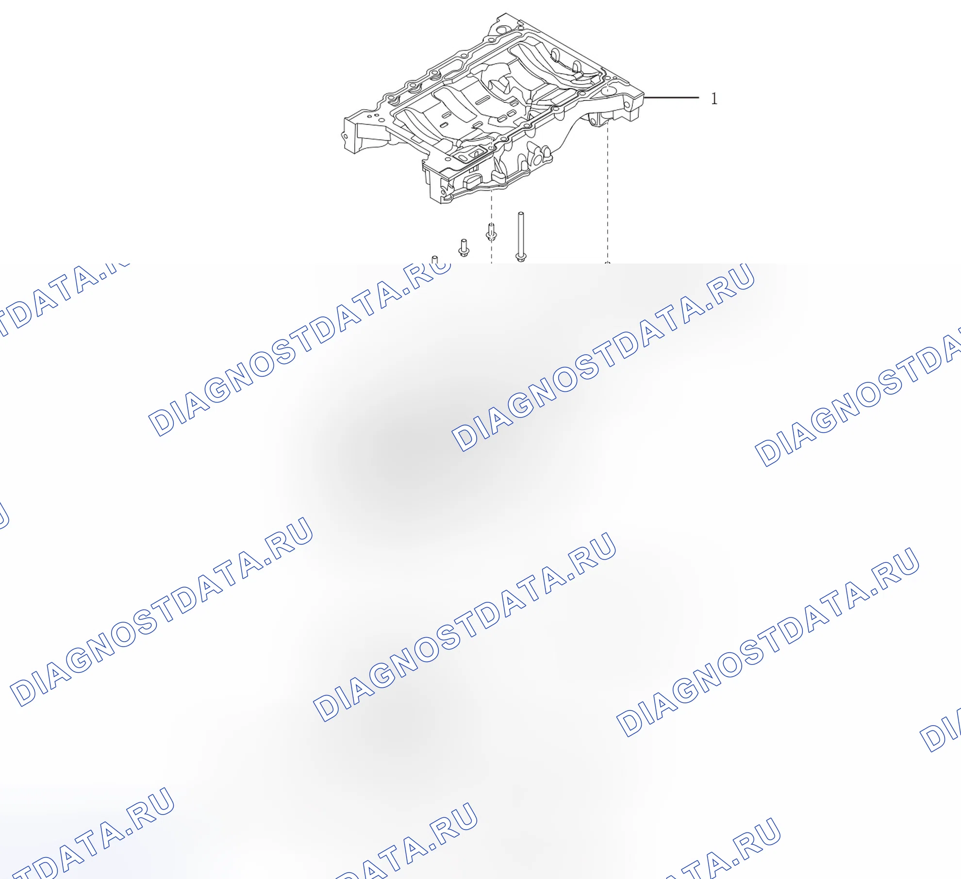 Схема расположения картера — Great Wall Wingle-7. Great-Wall Wingle 7 I