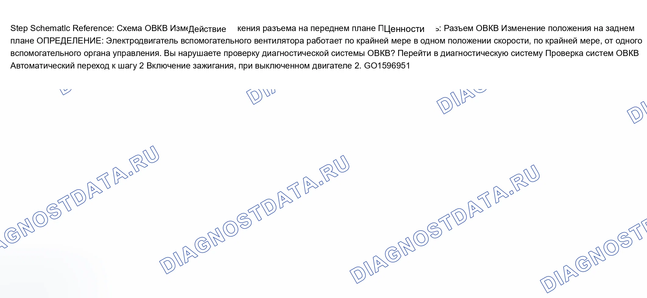 Рис. 115: Неисправность электродвигателя воздуходувки - вспомогательная (тип корпуса VIN 6). Chevrolet TrailBlazer I