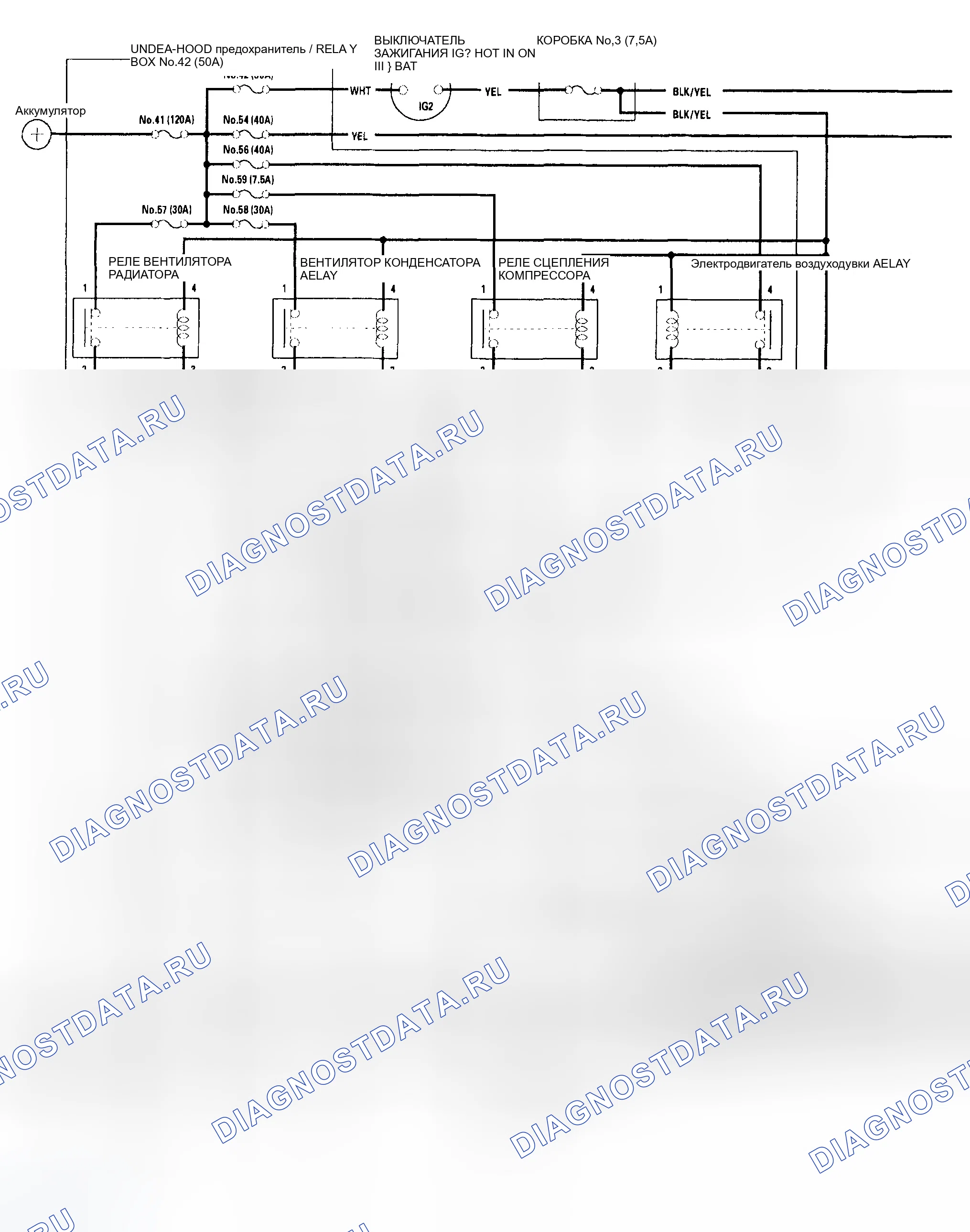 Рис. 10: Принципиальная схема. Honda Odyssey II