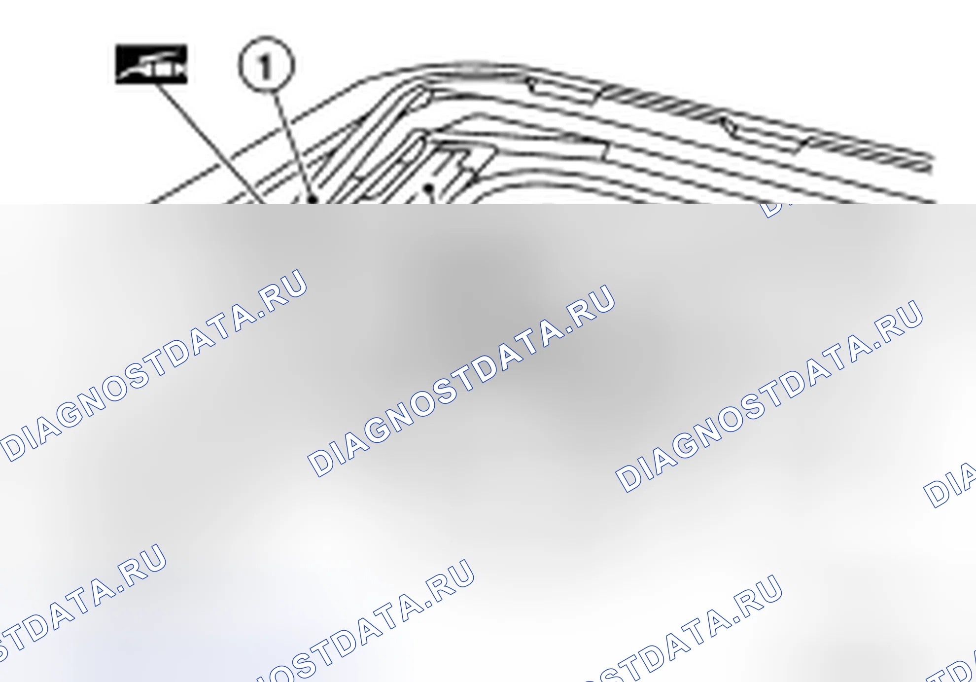Рис. 60: ДЕФЛЕКТОР ВЕТРА. Nissan Altima L32