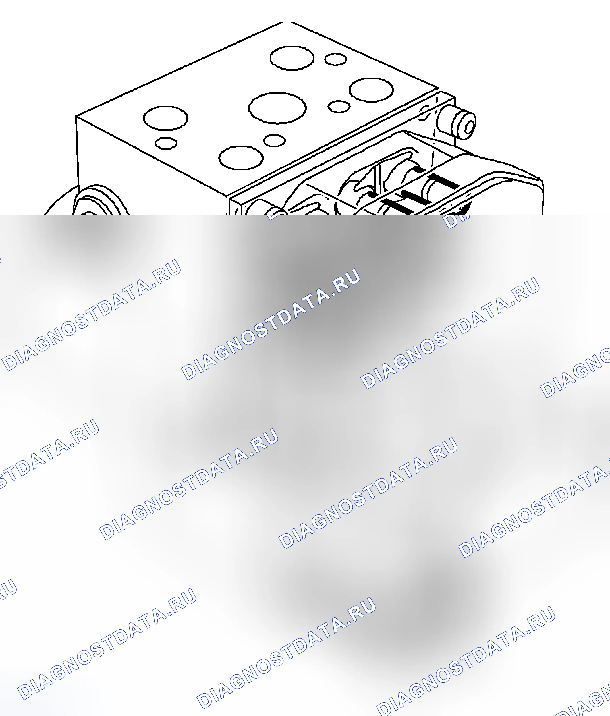 Рис. 27: Идентификация блока клапанов, функция ABS. Kia Picanto II
