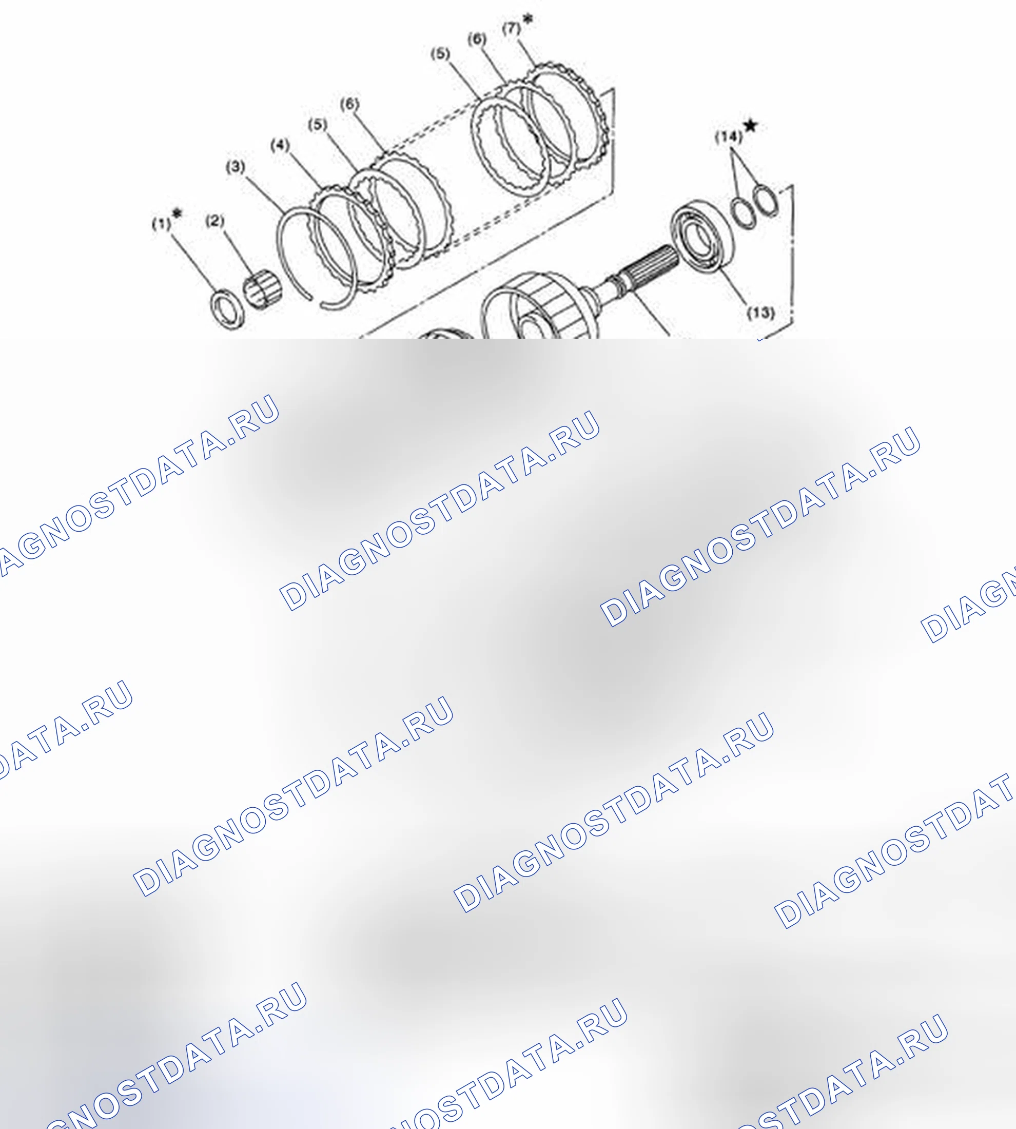 Рис. 587: СЛУЧАЙ ПЕРЕНОСА И УДЛИНЕНИЯ. Subaru Legacy BL/BP рестайлинг