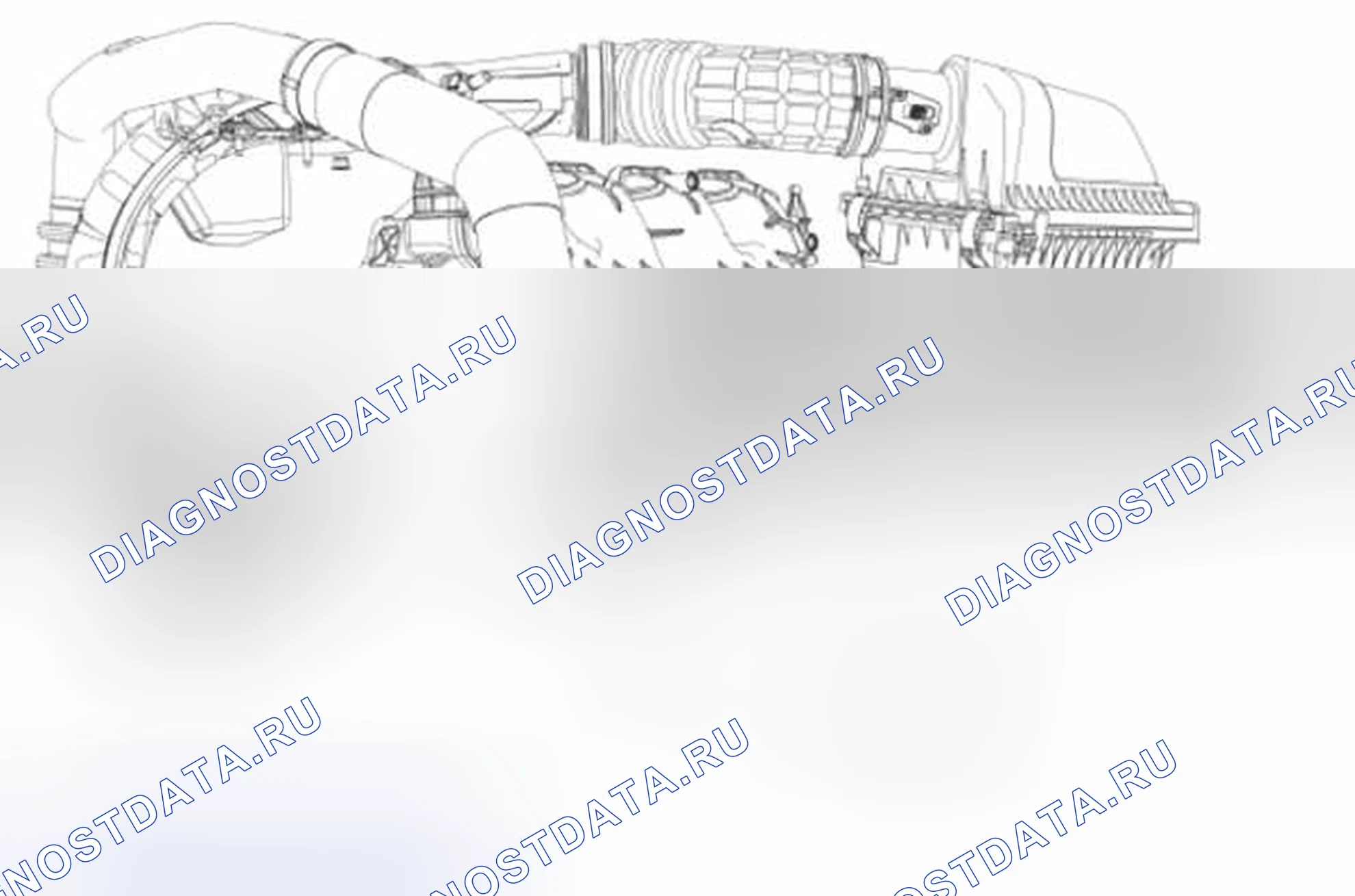 Рис. 100: Система охлаждения наддувочного воздуха (интеркулер). Ford F-150 XII