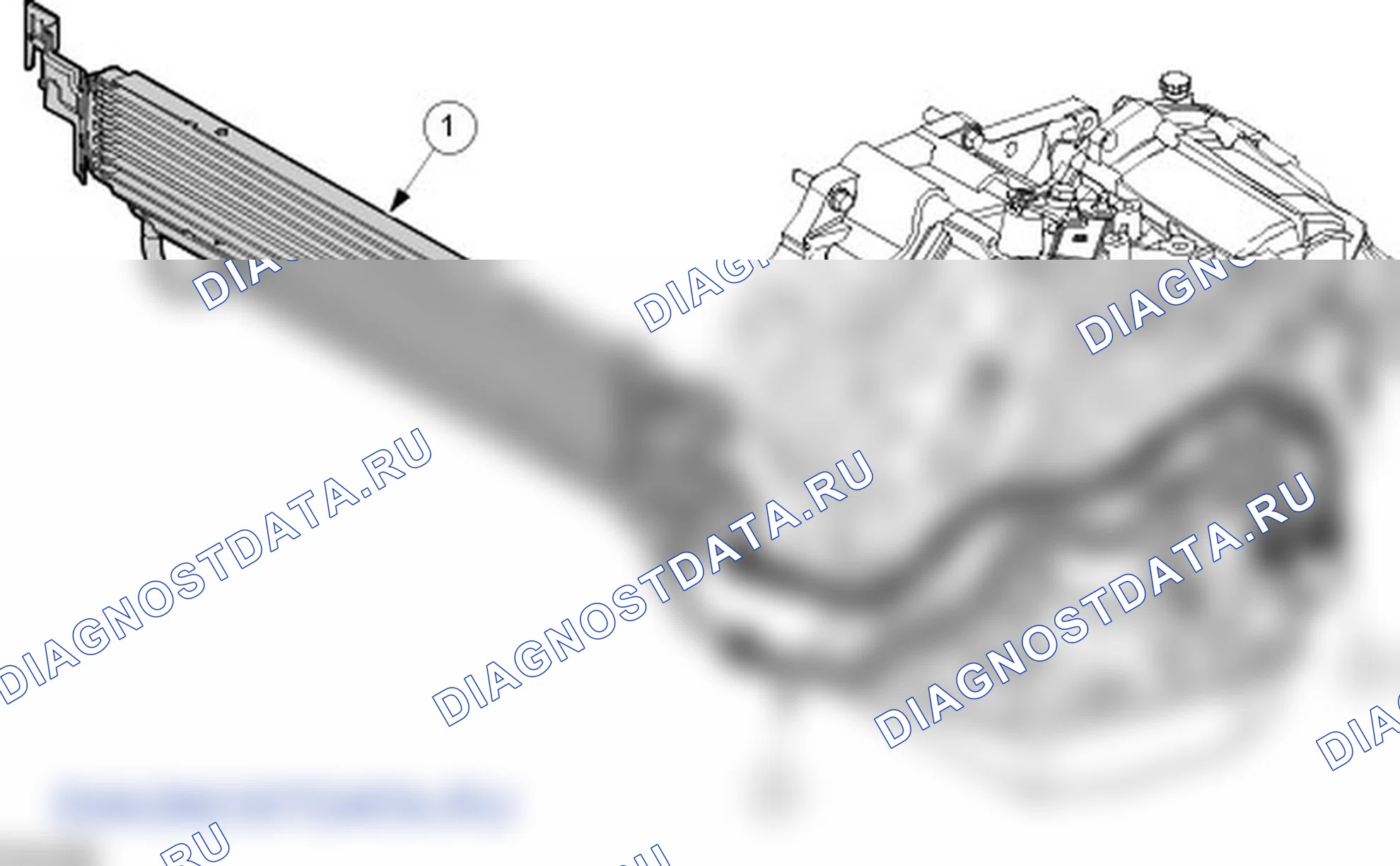 Диагностика охлаждения коробок передач в блоке с ведущим мостом. Ford Grand C-MAX II