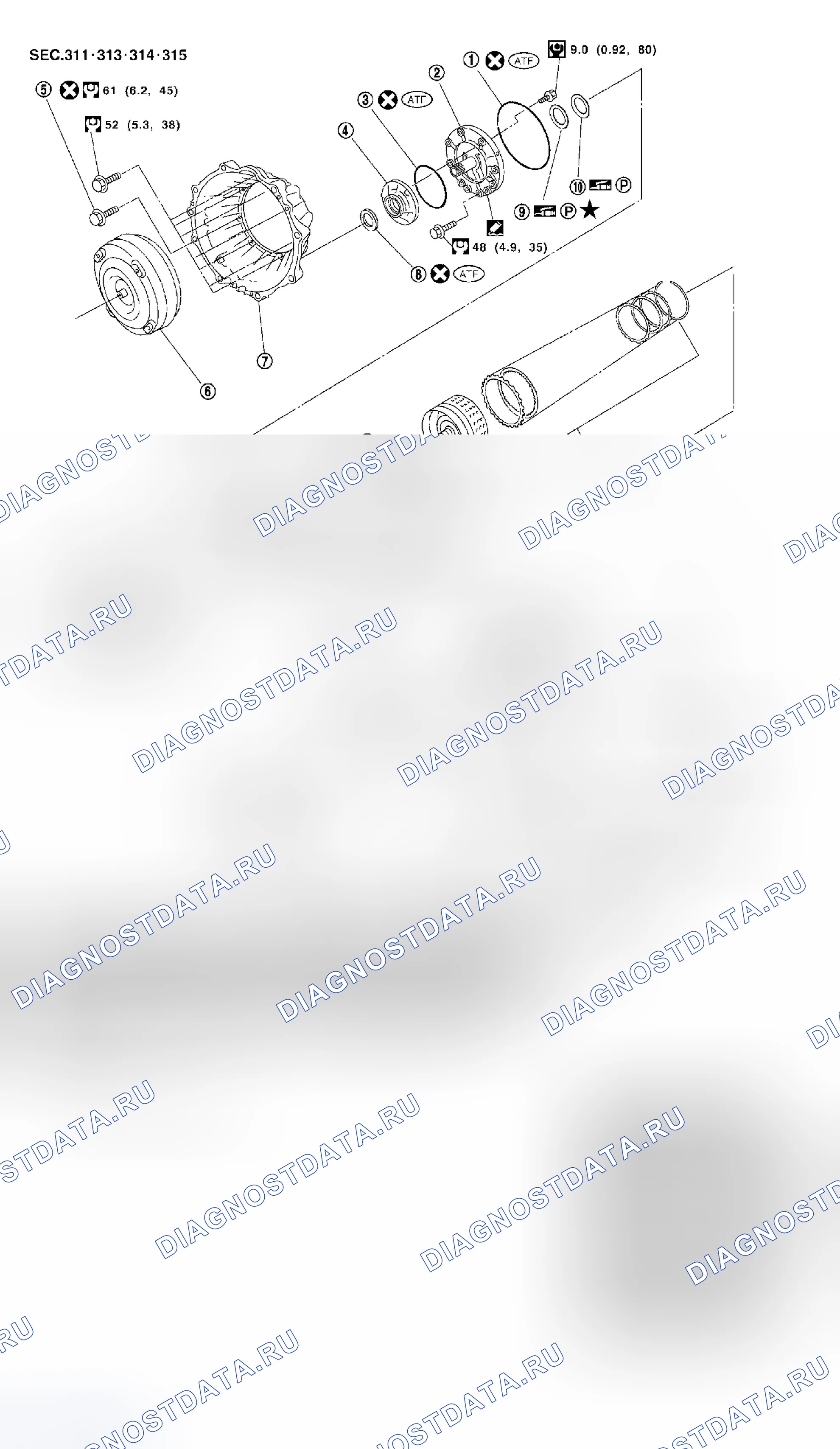 Рис. 227: Компоненты. Infiniti QX56 I