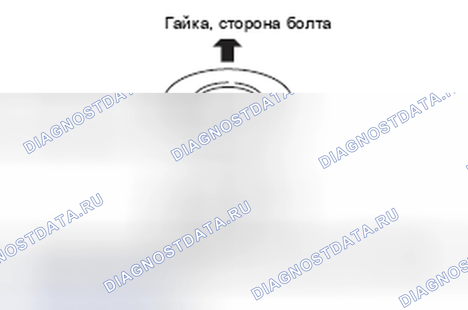 Рис. 19: >> C <<МОНТАЖ СТЯЖНОГО БОЛТА И ГАЙКИ ВЫПУСКНОГО КОЛЛЕКТОРА И ТУРБОНАГНЕТАТЕЛЯ В СБОРЕ. Mitsubishi Lancer Ralliart X рестайлинг
