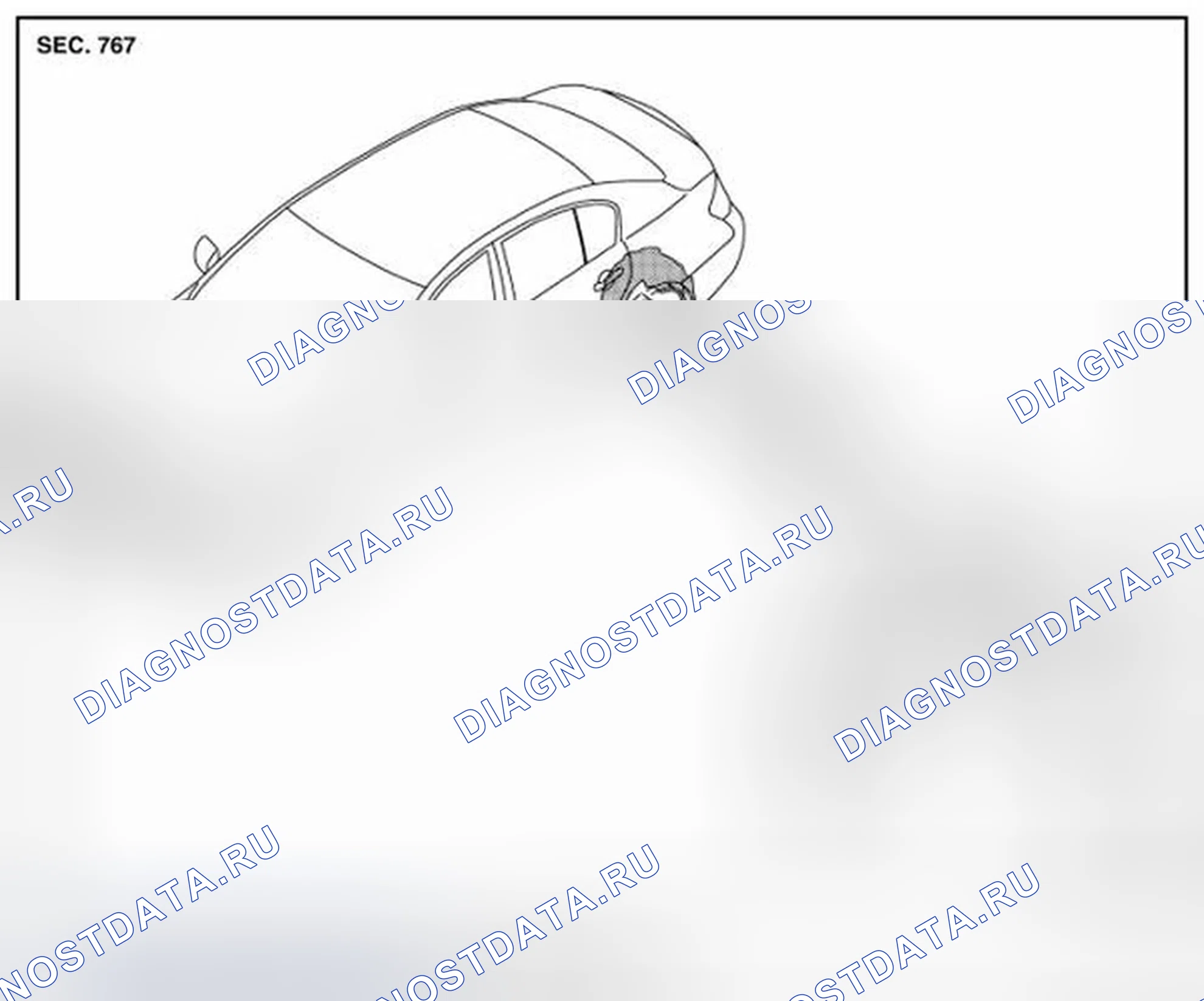 Рис. 25: ПРОТЕКТОР ЗАДНЕГО КОЛЕСНОГО ДОМИКА: Вид в разобранном состоянии. Infiniti G25 IV рестайлинг