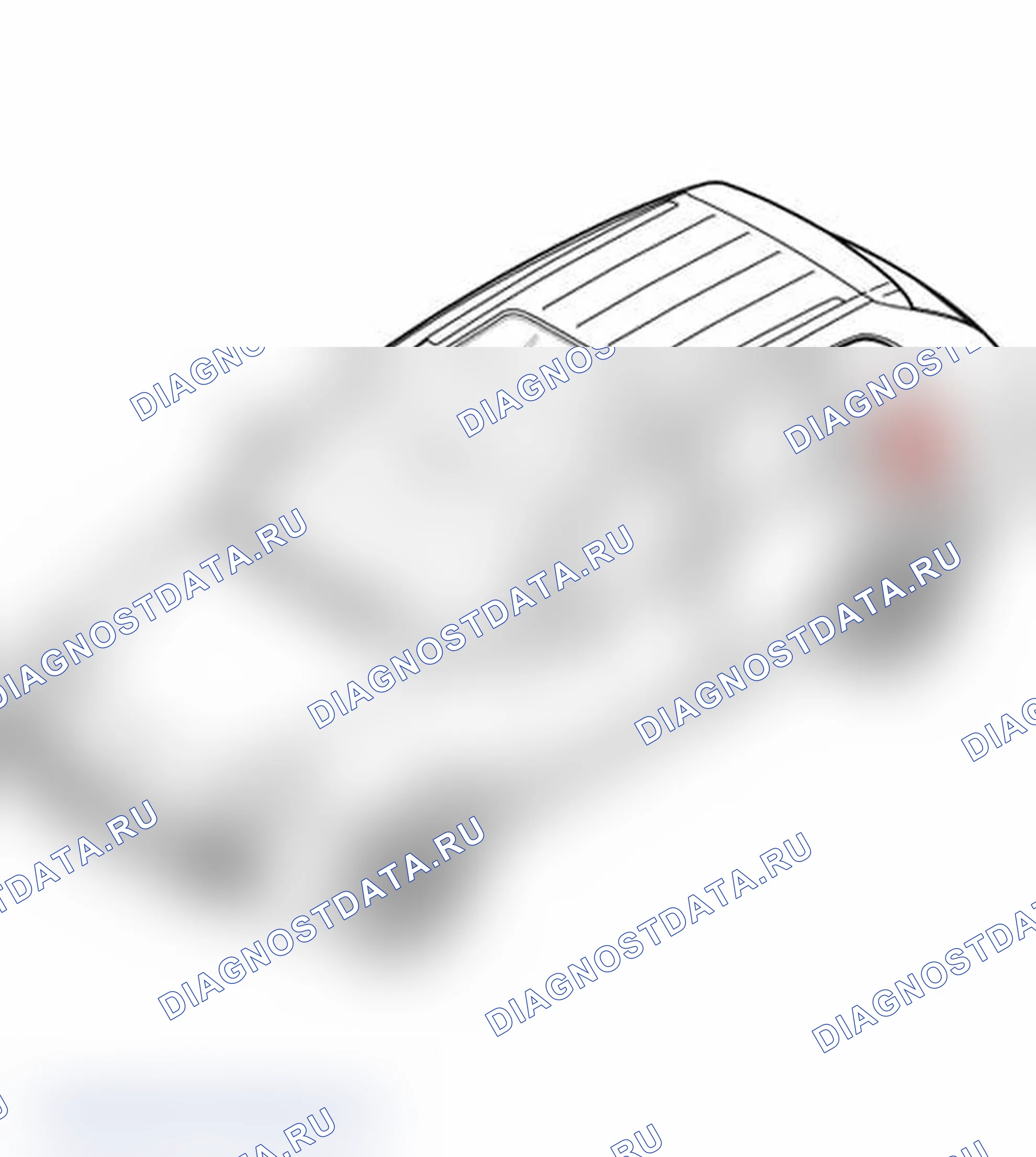 Рис. 253. Обзор блока управления ParkAssist. Porsche Cayenne Turbo I
