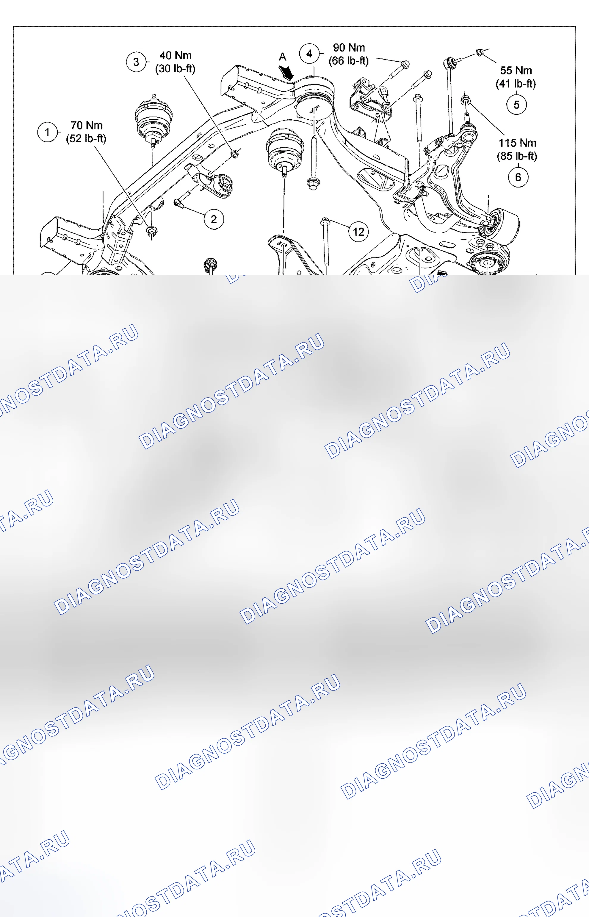 Рис. 6: Демонтаж и монтаж. Ford Five Hundred I