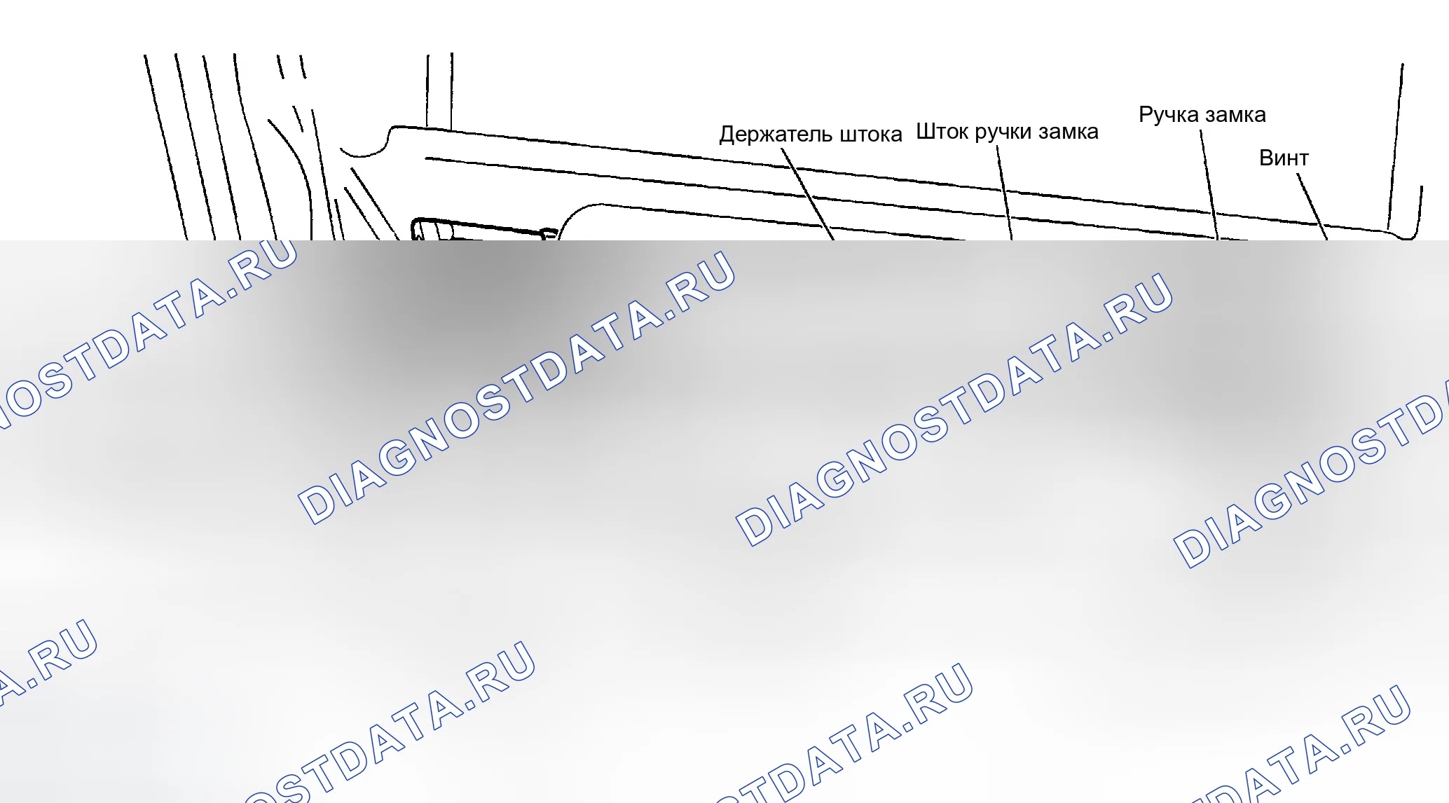 Рис. 50: Замок задней двери. Infiniti I35 II