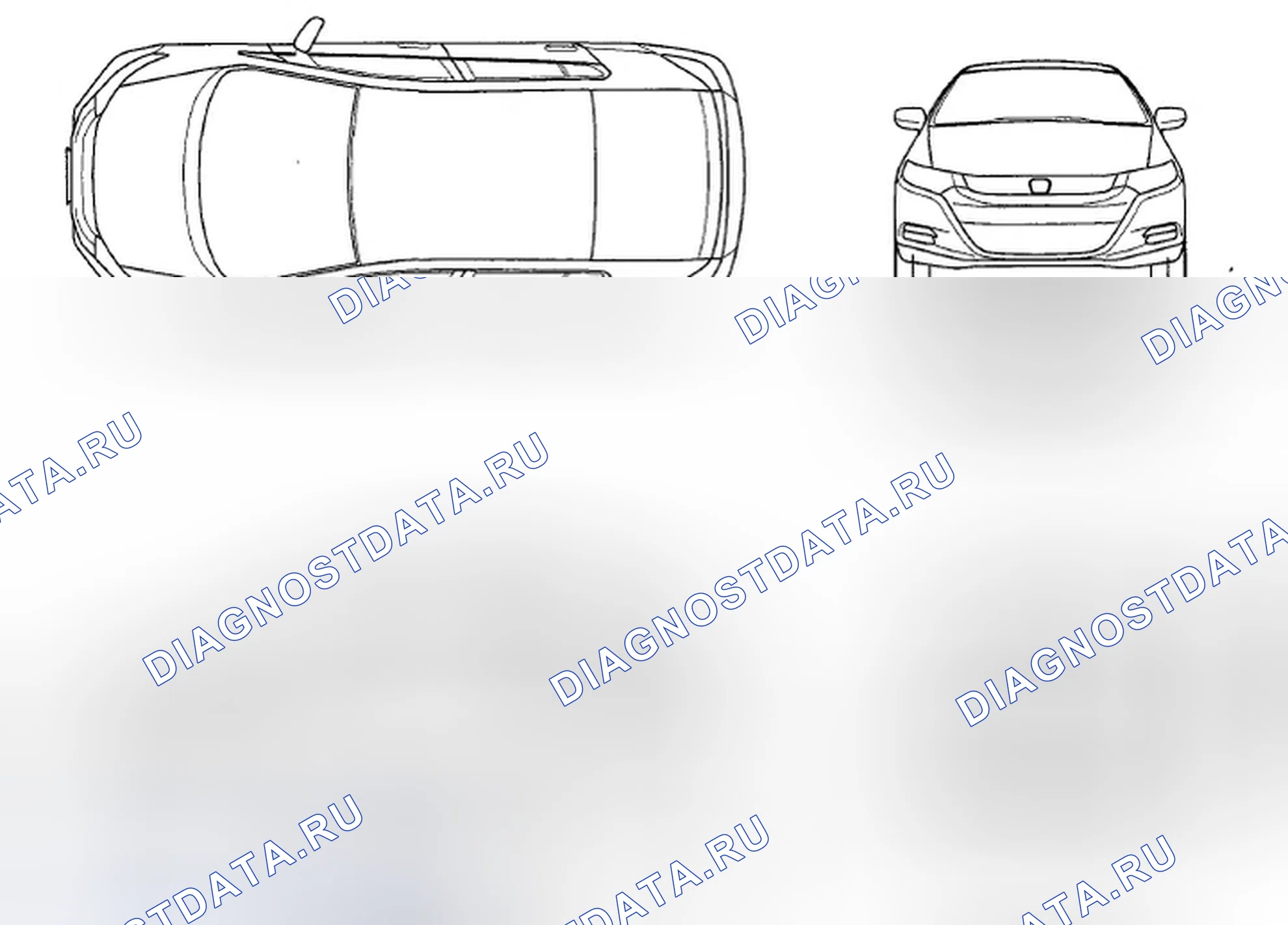 Рис. 1: Характеристики кузова. Honda Insight ZE2