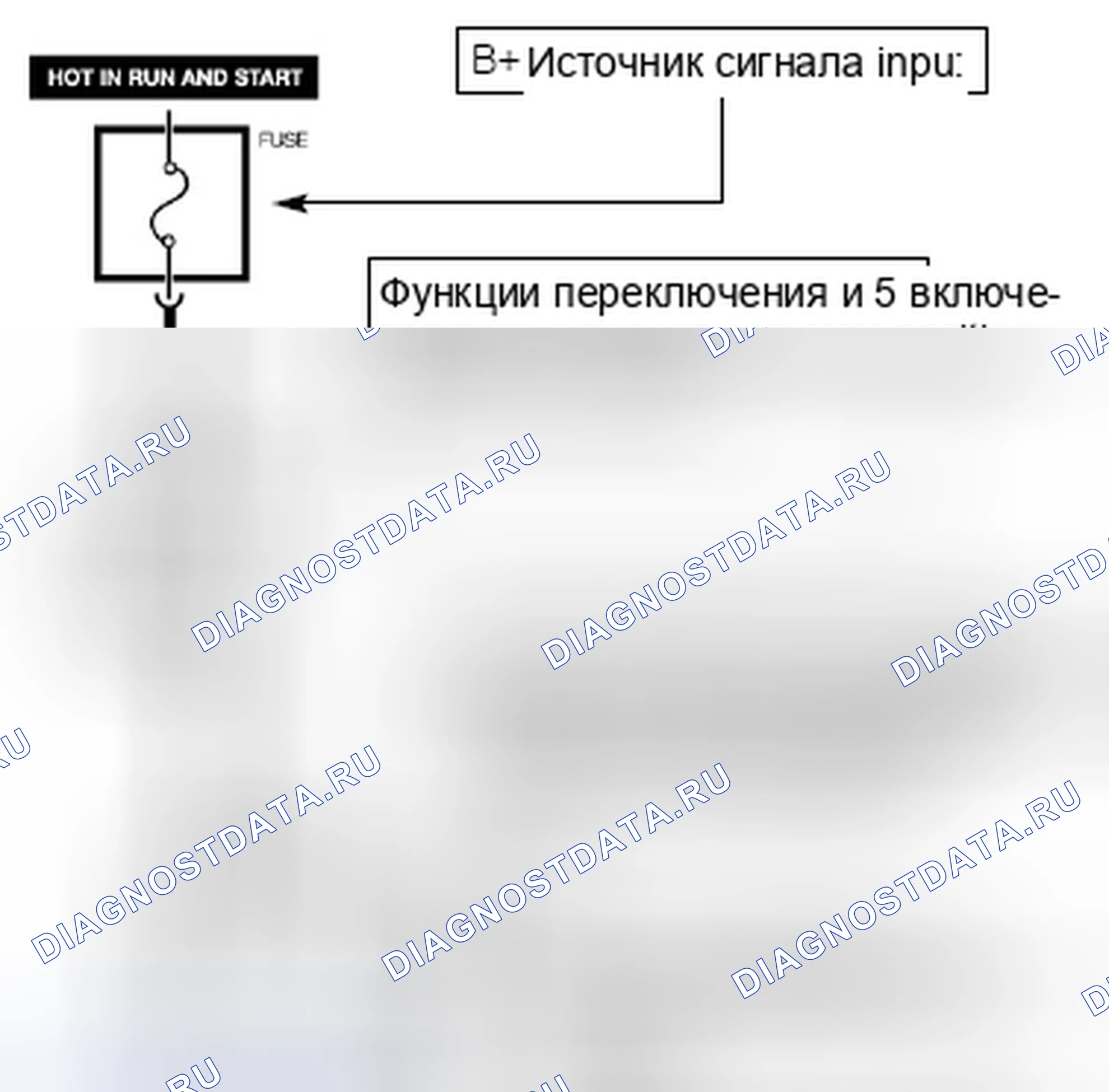 Рис. 168: Переключаемый сигнал B + (высокий/низкий). MINI Cooper S I