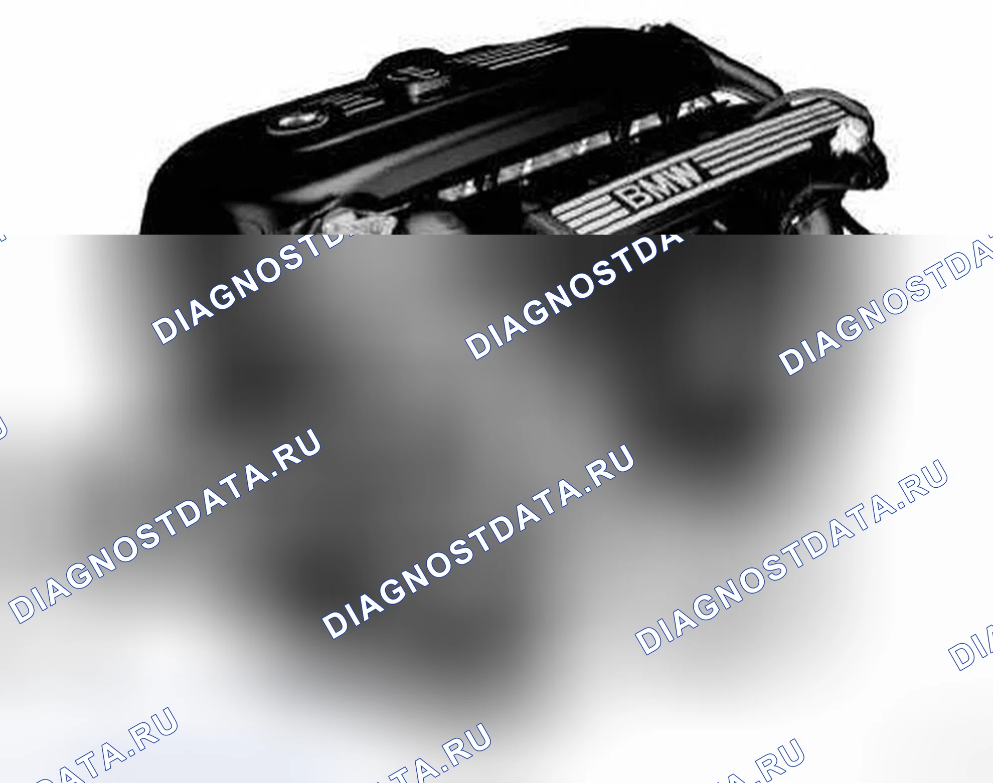 Рис. 415: двигатель N52, блок двигателя: E60, E61, E63, E64, E65, E66, E87, E90, E91. BMW Z4 E85/E86 рестайлинг