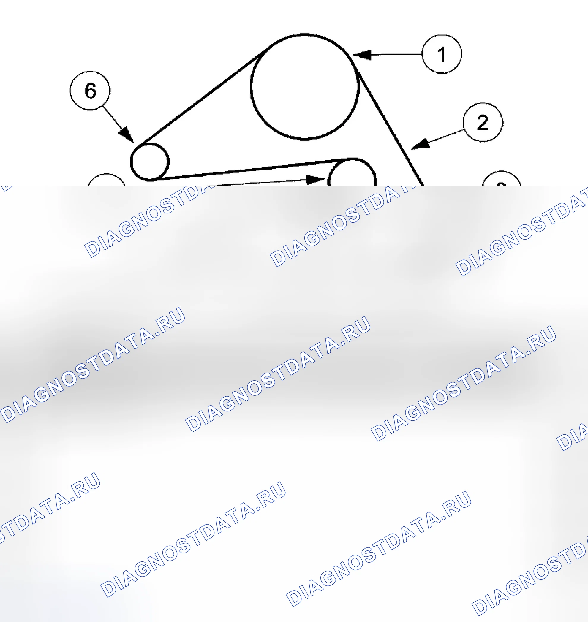 Рис. 2: Расположение компонентов 3.0L (4V). Ford Taurus IV рестайлинг