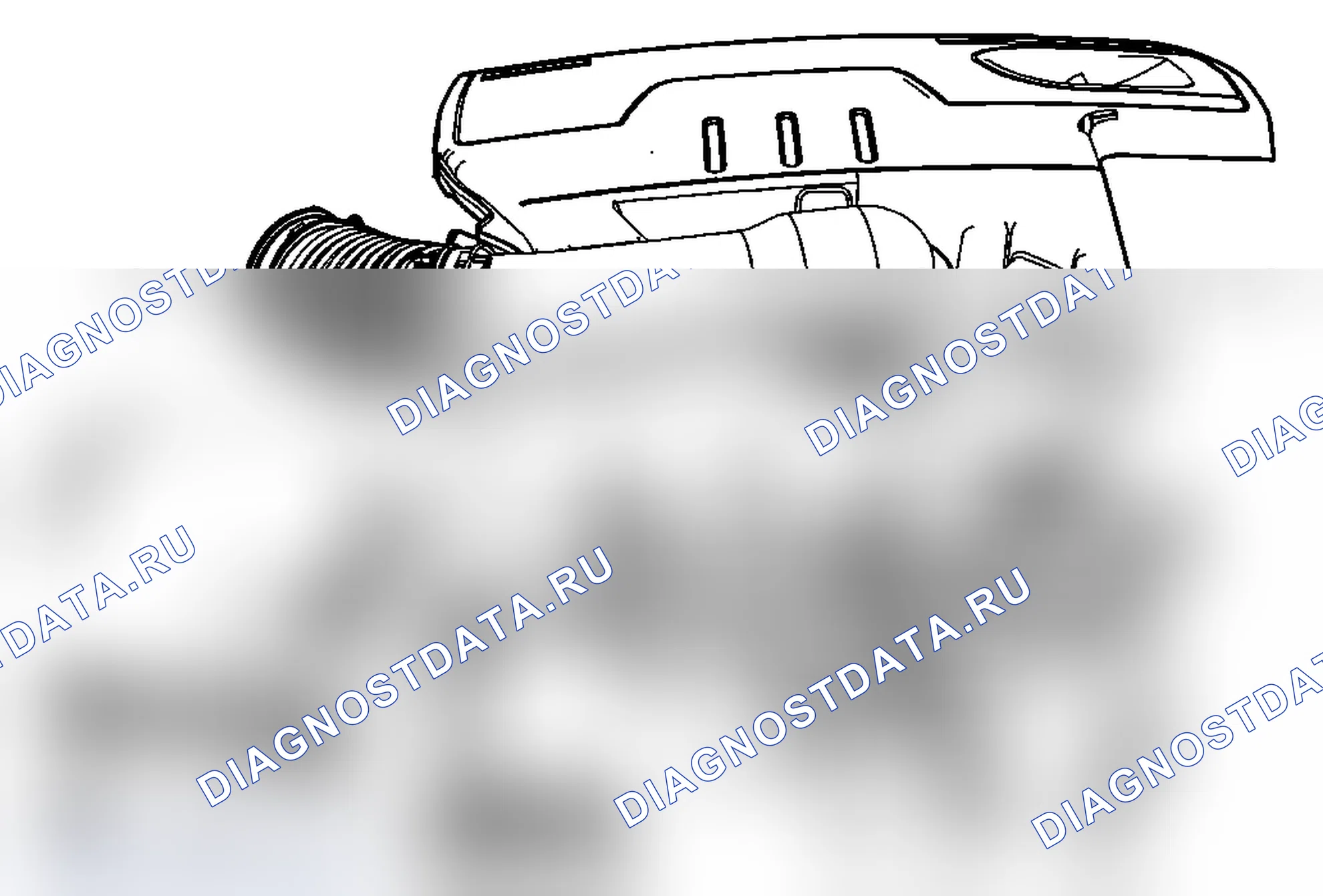 Рис. 9: Замена выходного воздуховода воздухоочистителя. Pontiac G6 I final
