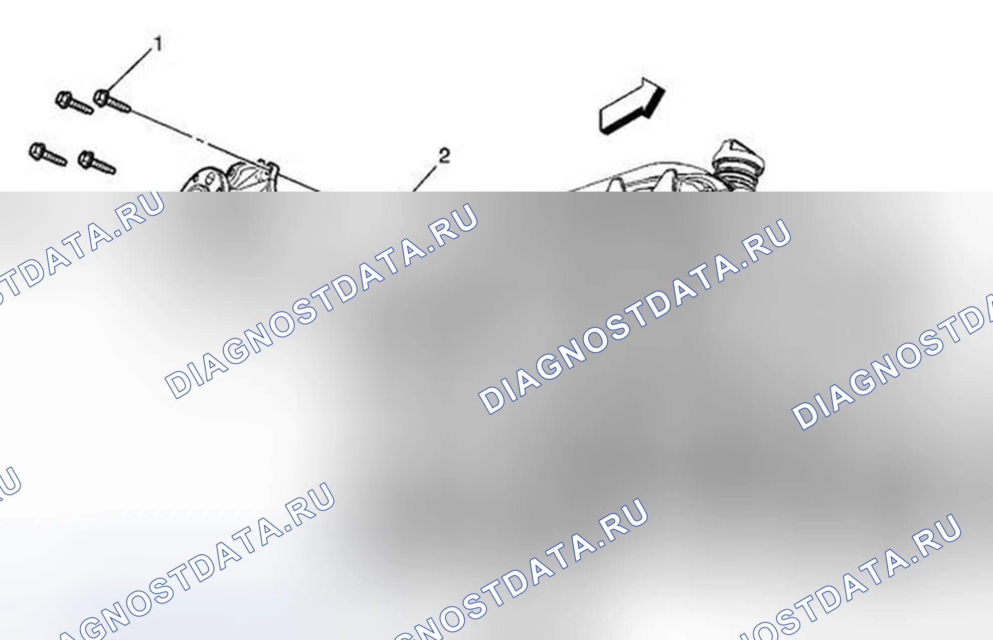 Рис. 55: Замена водяного насоса. Cadillac SRX II