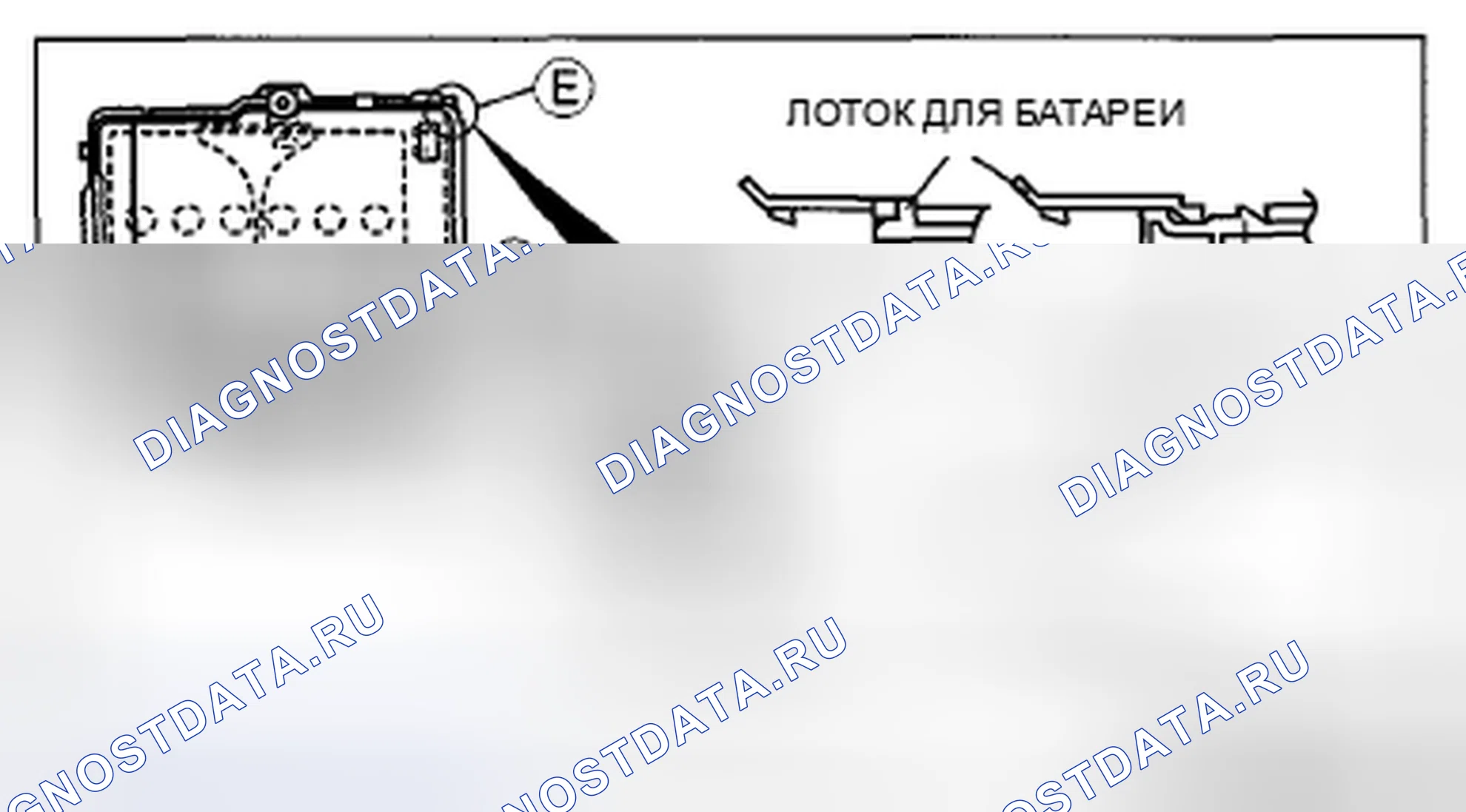 Рис. 6: Примечание по установке батарейного блока. Honda CR-V IV рестайлинг