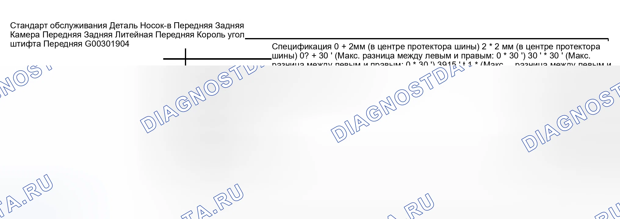 Рис. 2: ХАРАКТЕРИСТИКИ ЦЕНТРОВКИ КОЛЕС. Geely Monjaro I