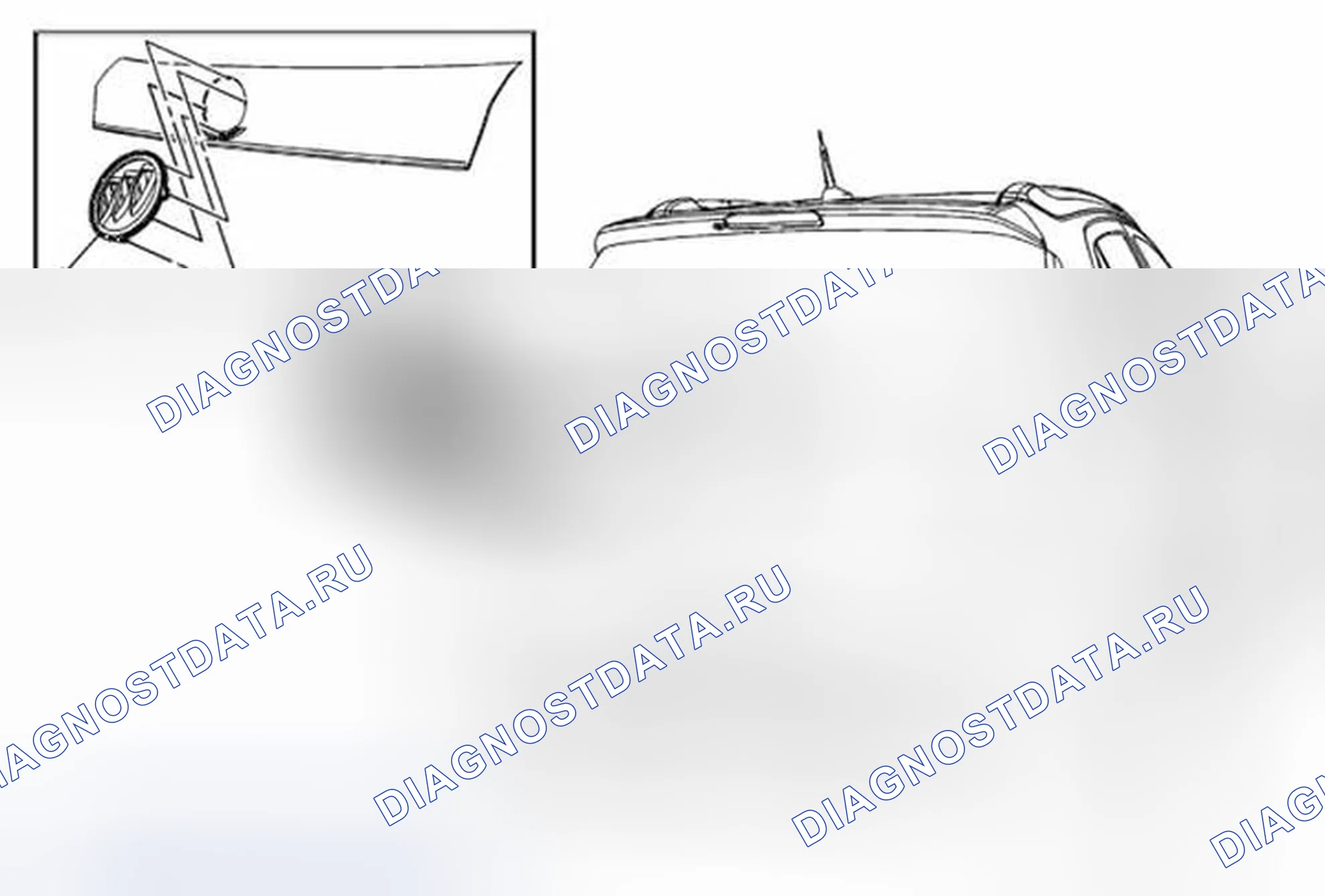 Рис. 20: Замена эмблемы внешней ручки дверь багажника (Encore). Buick Encore I